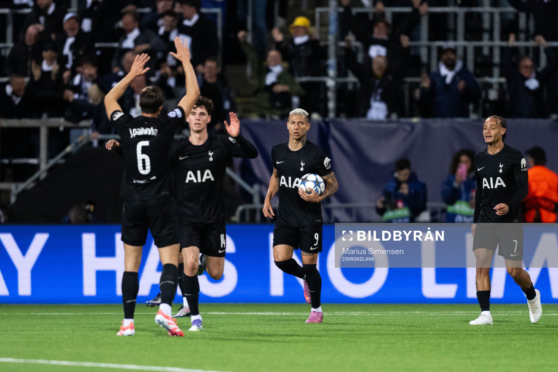 Richarlison of Tottenham Hotspur celebrates