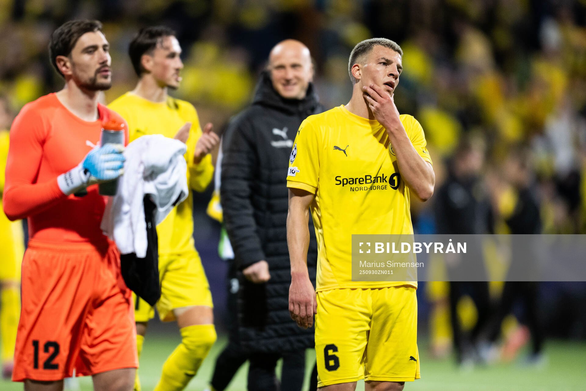 Jostein Gundersen of Bodø/Glimt looks dejected