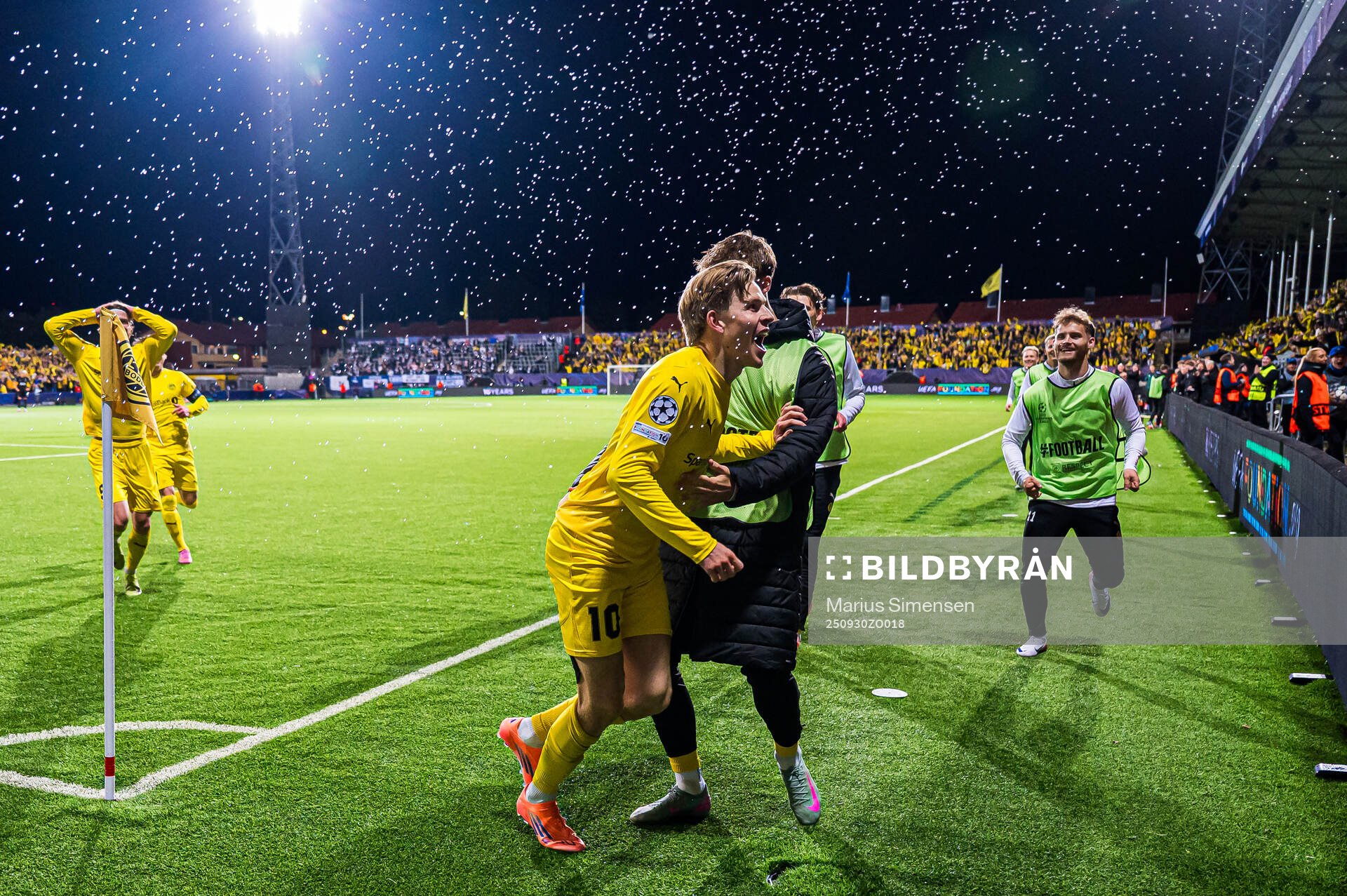 Jens Petter Hauge of Bodø/Glimt celebrates