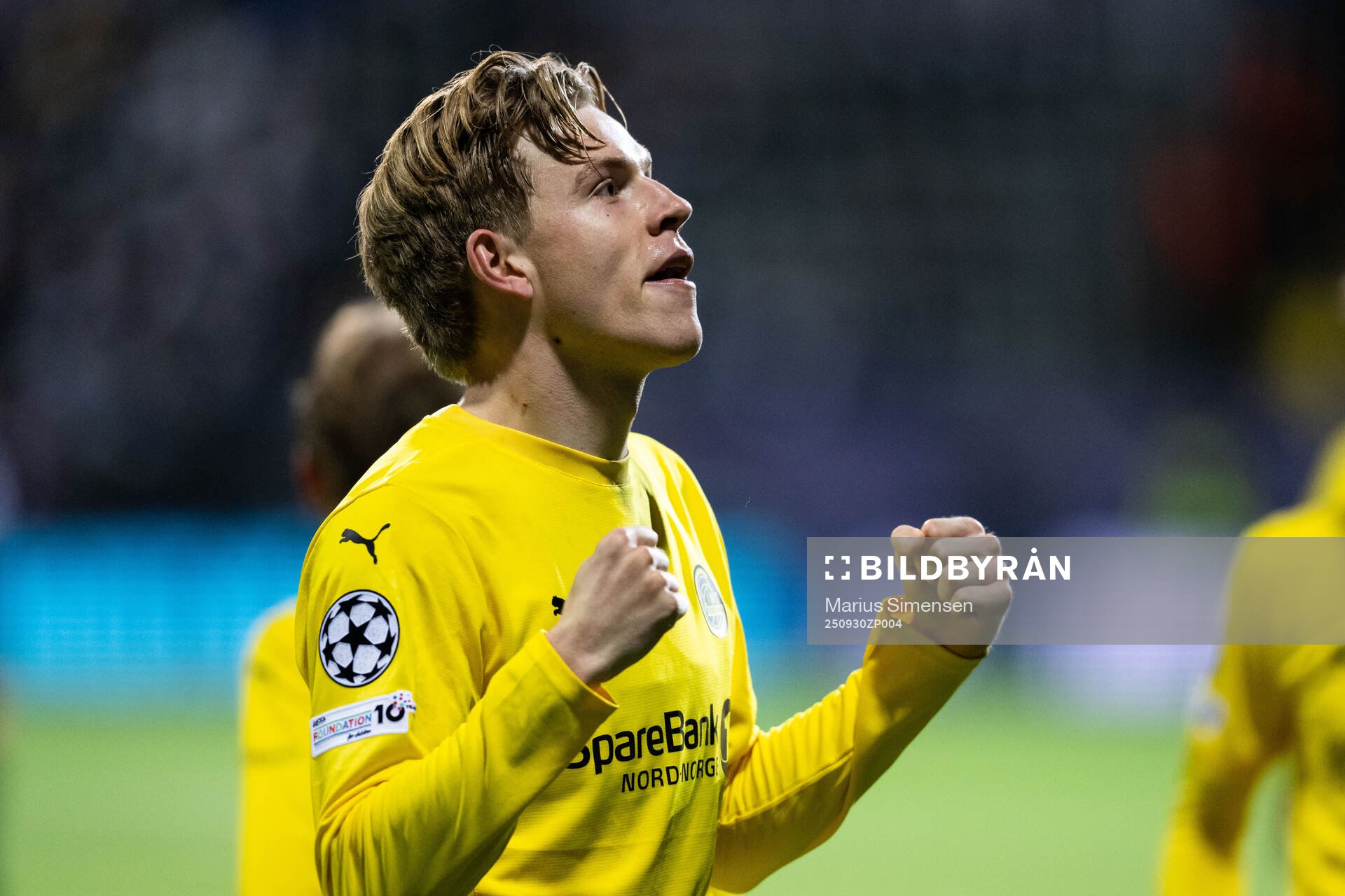 Jens Petter Hauge of Bodø/Glimt celebrates