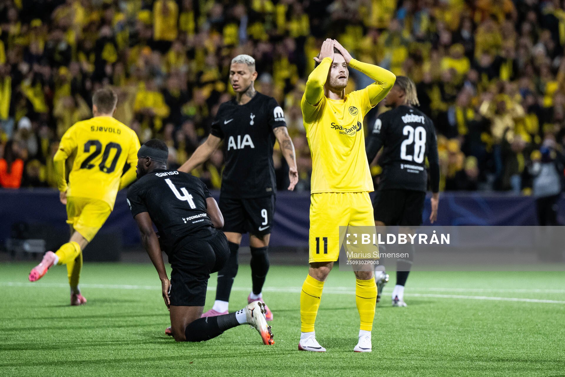 Ole Blomberg of Bodø/Glimt looks dejected