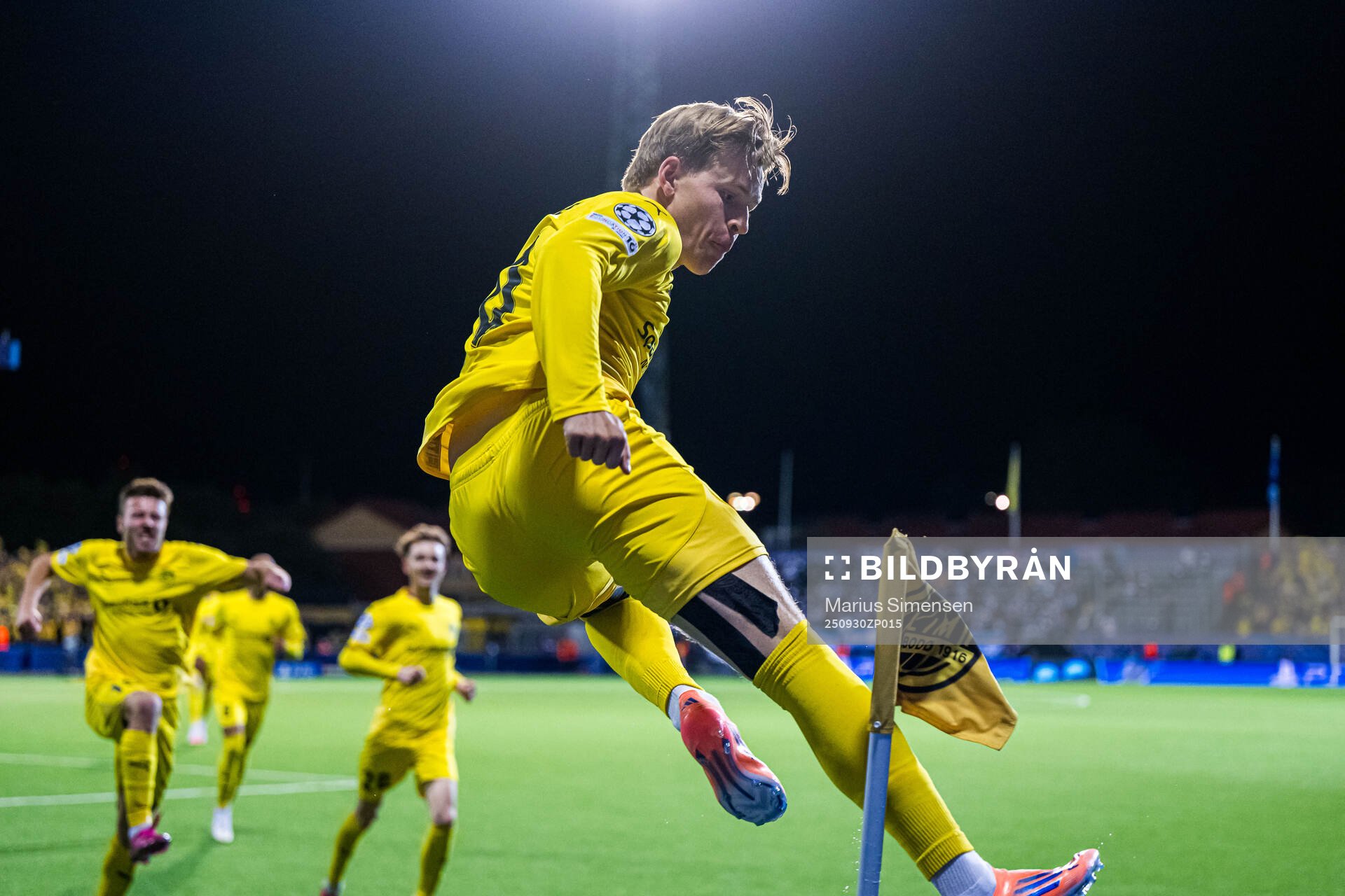 Jens Petter Hauge of Bodø/Glimt celebrates