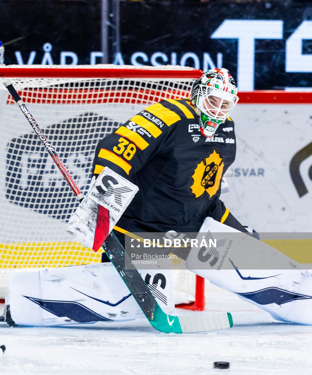 Skellefteås målvakt Strauss Mann