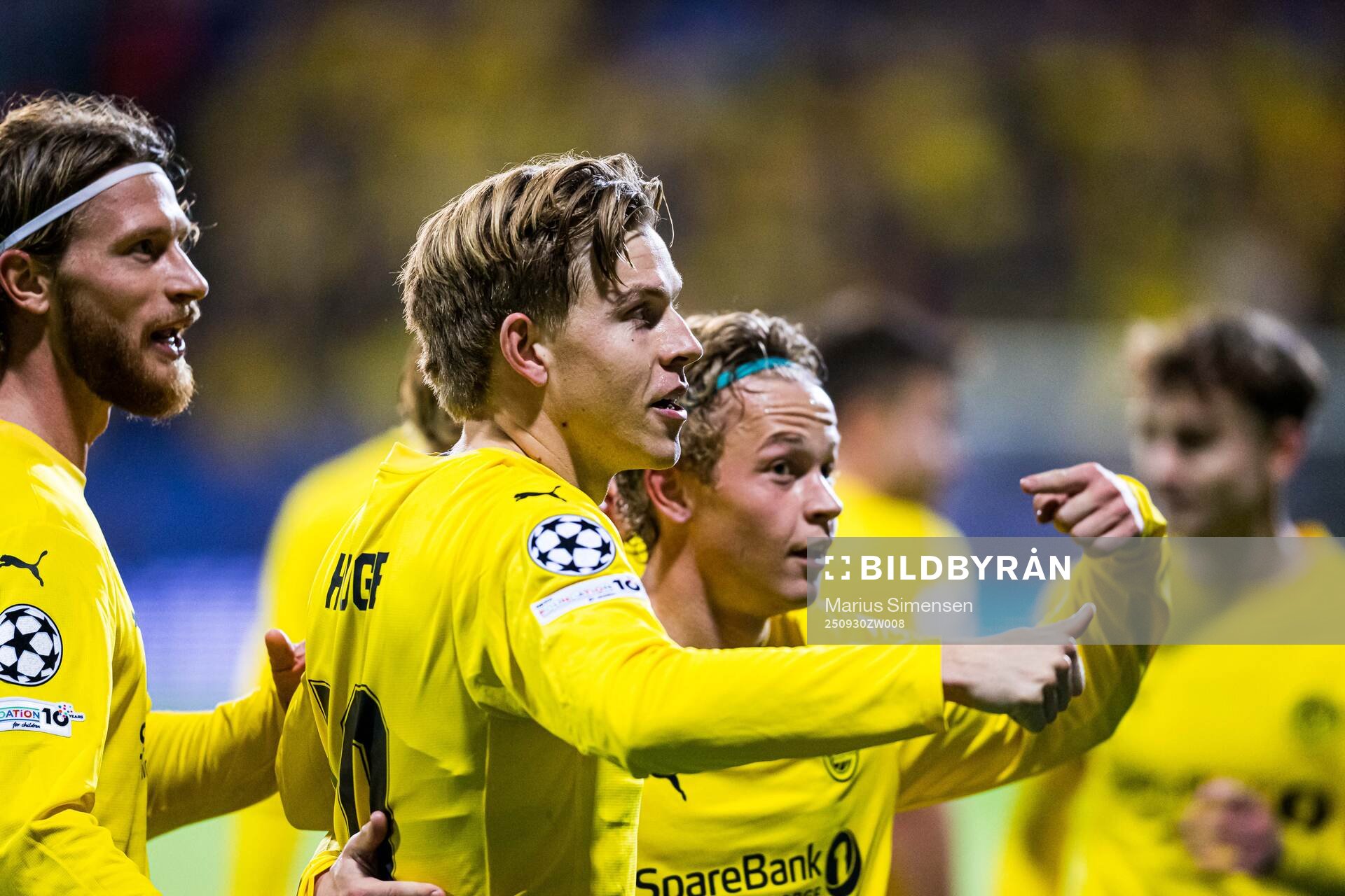 Jens Petter Hauge of Bodø/Glimt celebrates