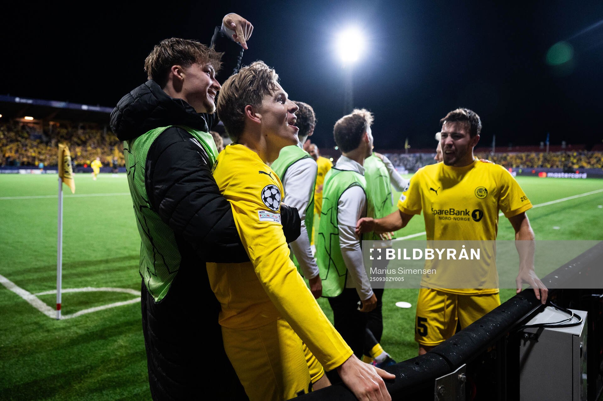 Jens Petter Hauge of Bodø/Glimt celebrates