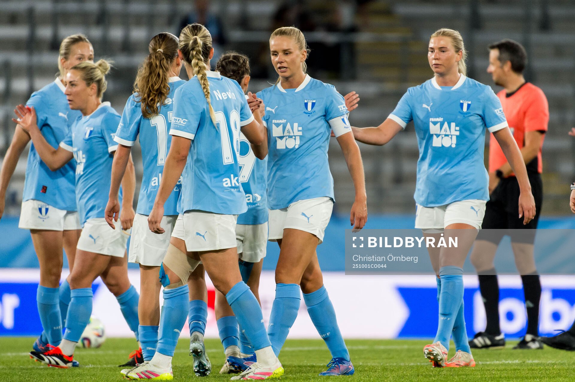 Malmö FFs spelare jublar