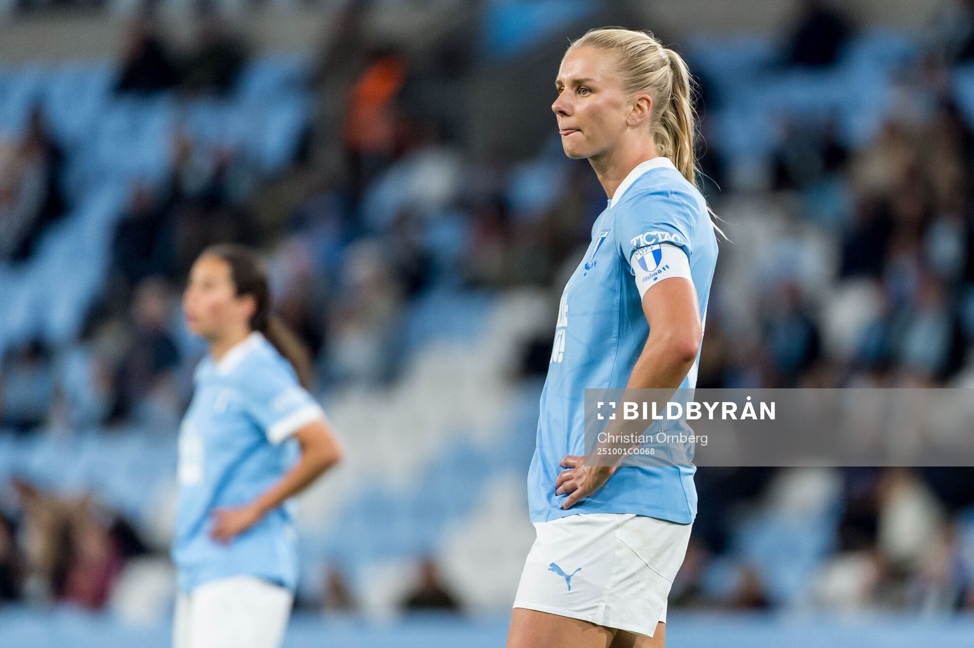 Malmö FFs Nellie Lilja deppar