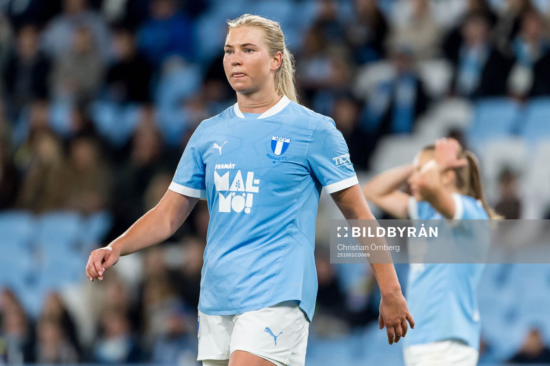 Malmö FFs Ellen Löfqvist deppar