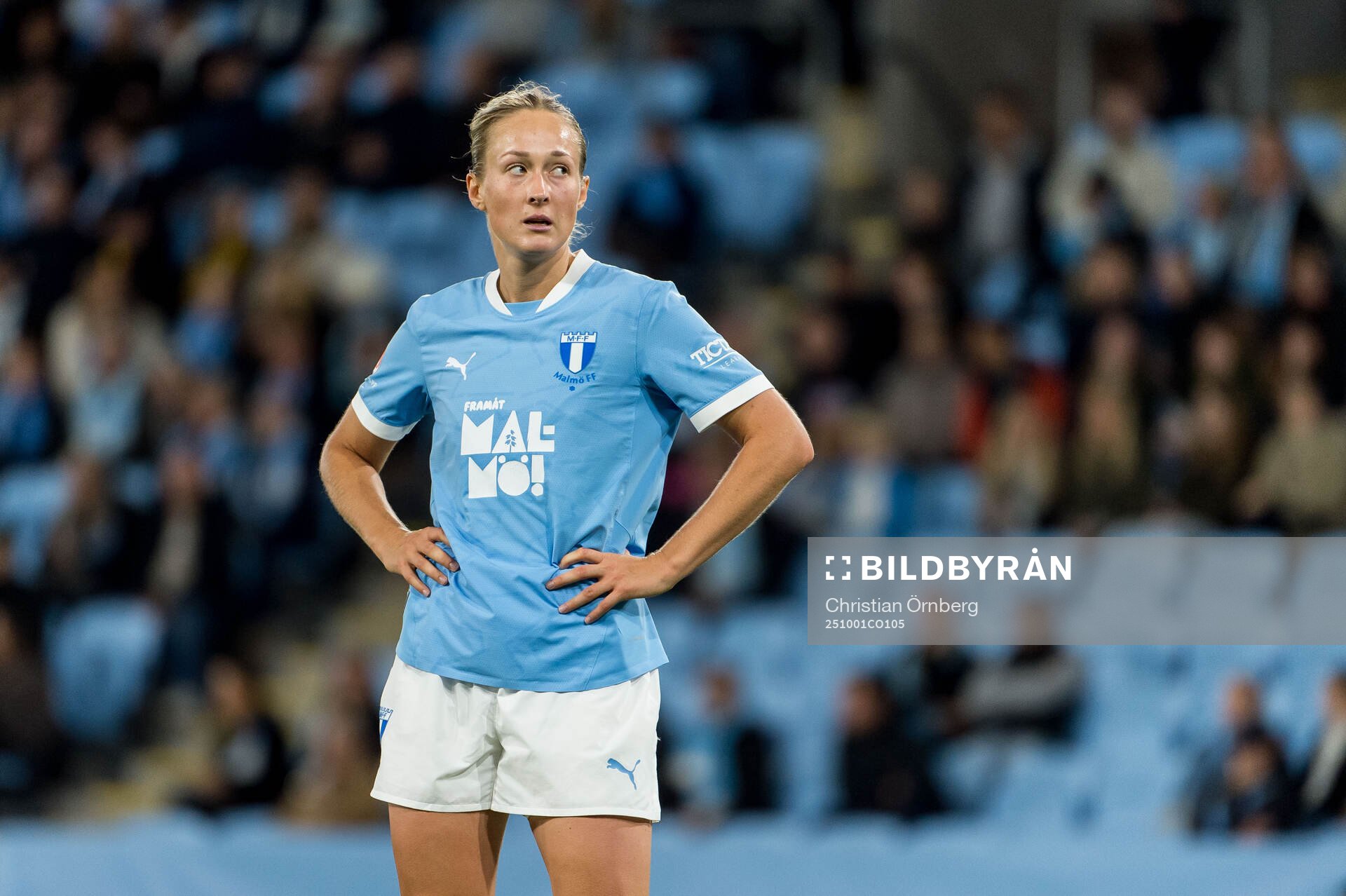 Malmö FFs Sanna Kullberg deppar