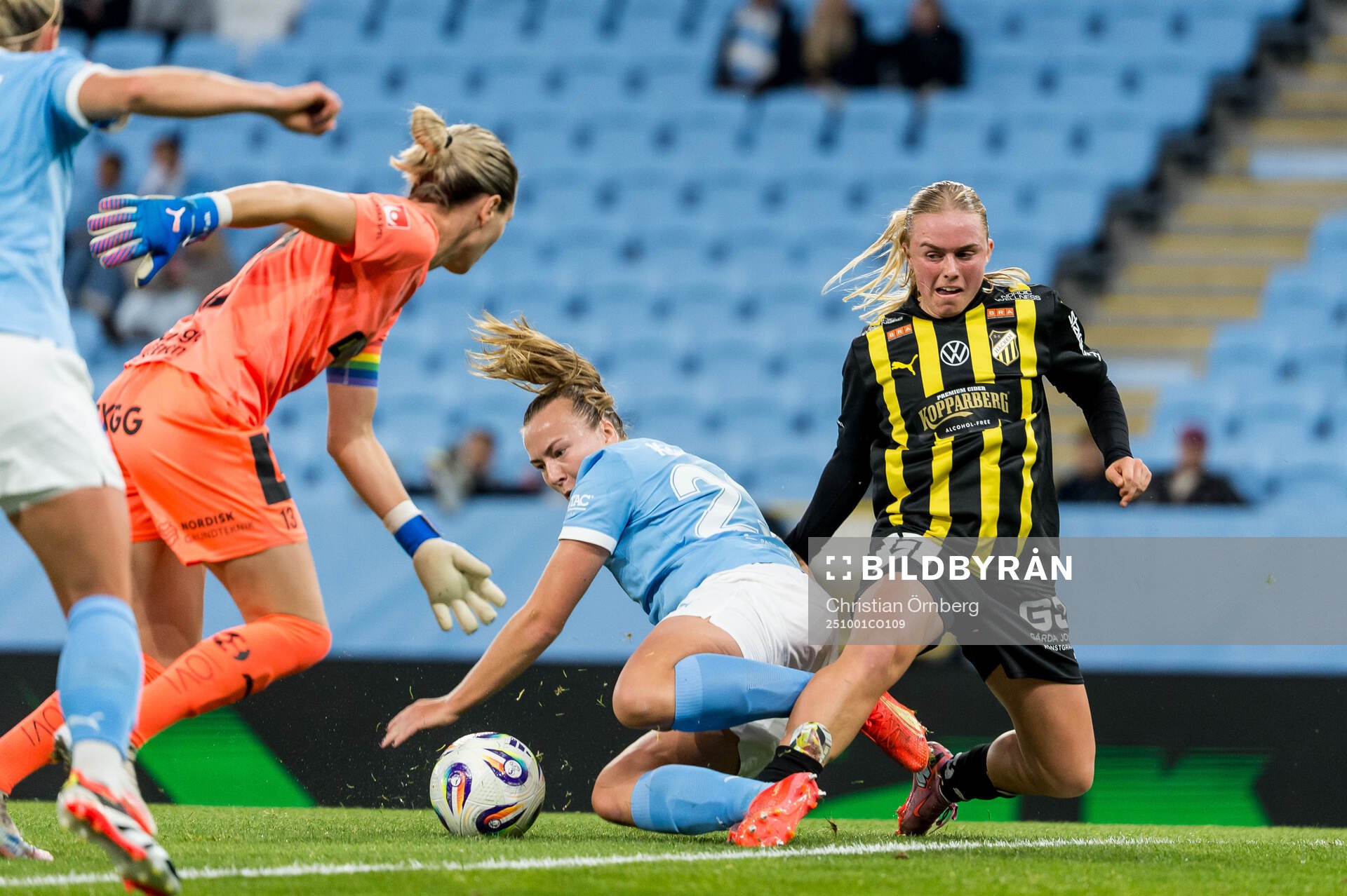 Malmö FFs Sara Kanutte Sørensen Fornes och Häckens