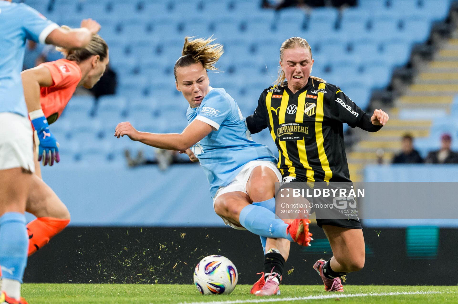 Malmö FFs Sara Kanutte Sørensen Fornes och Häckens