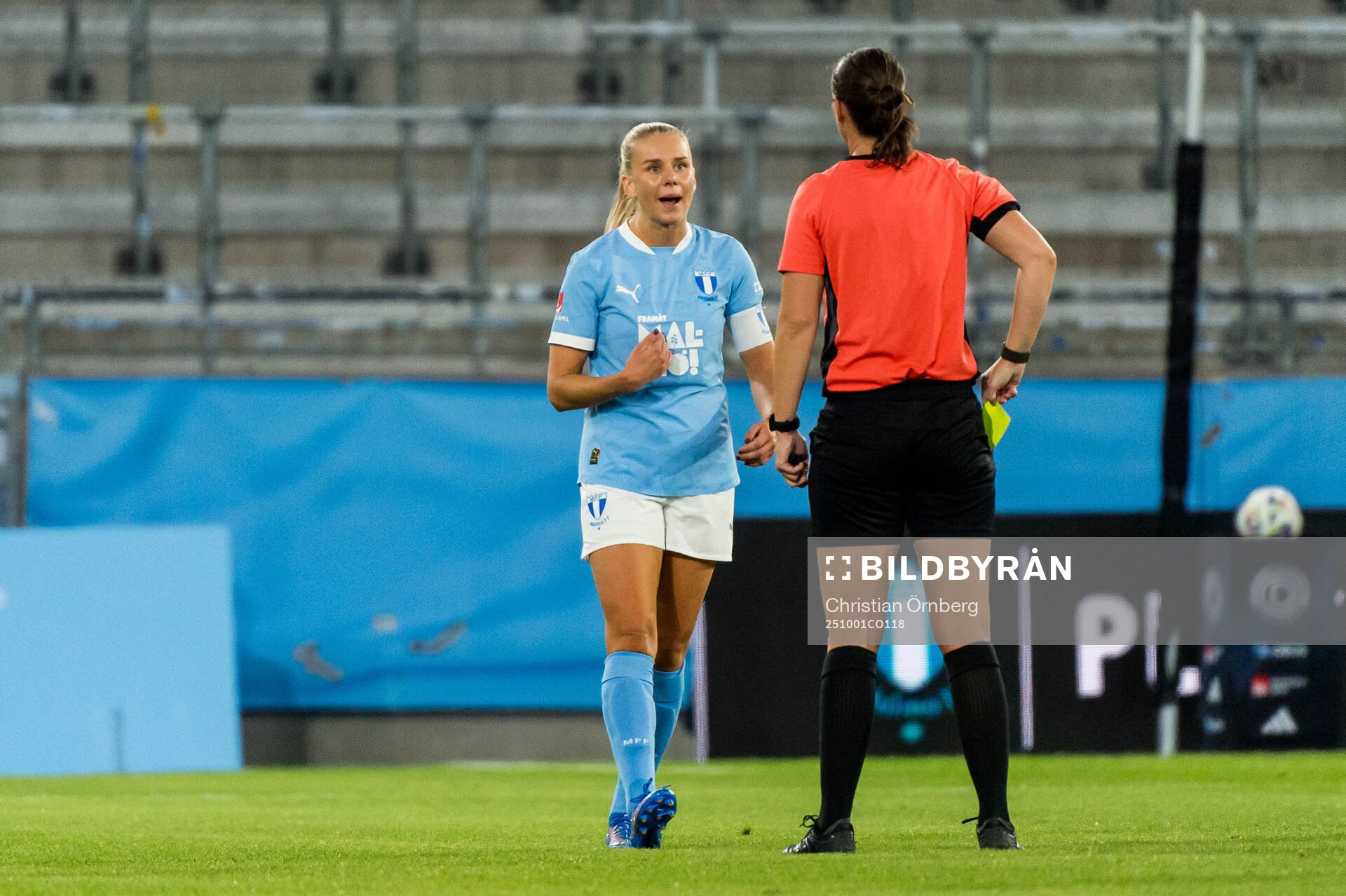 Malmö FFs Nellie Lilja deppar