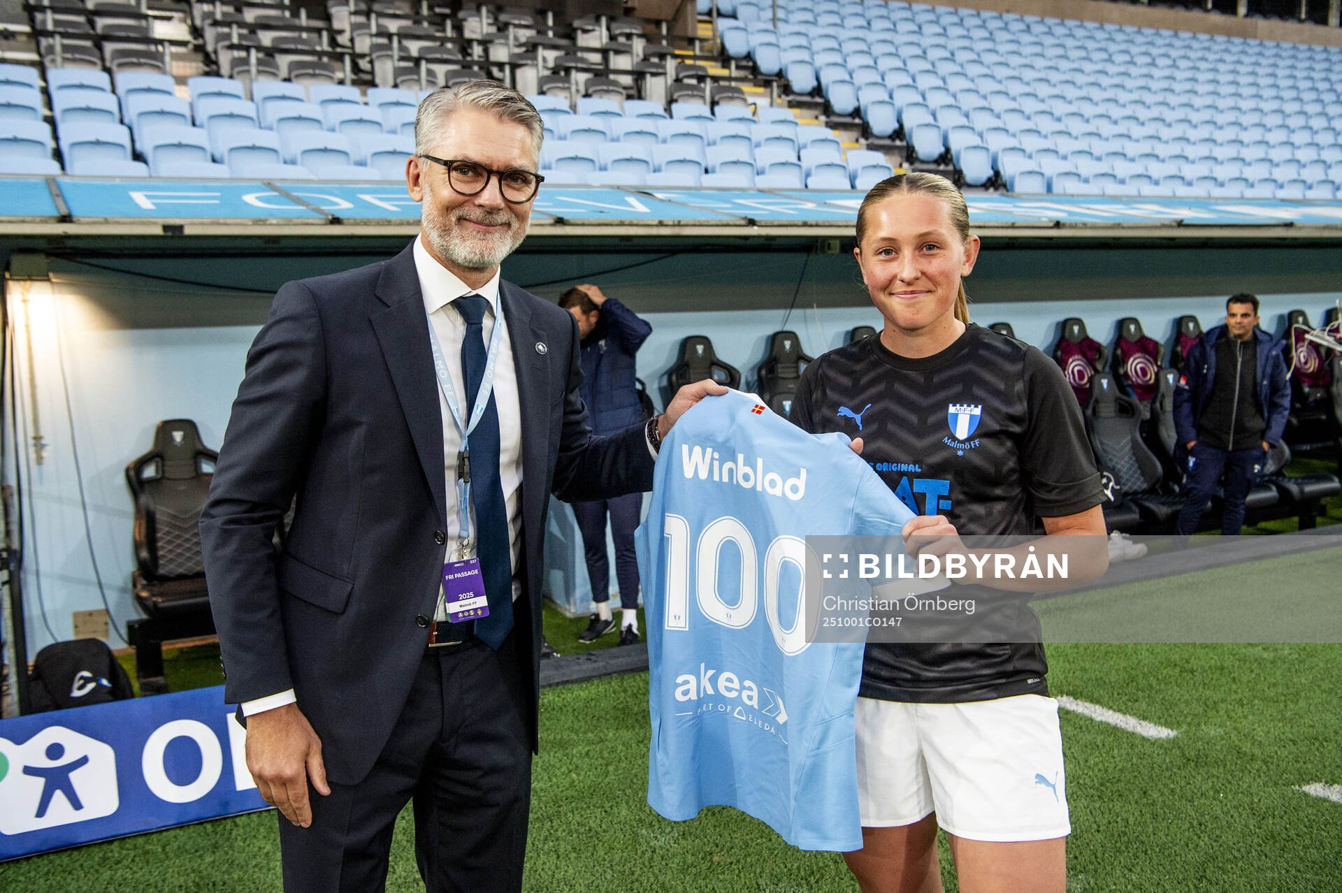 under fotbollsmatchen i Damallsvenskan mellan Malmö FF och