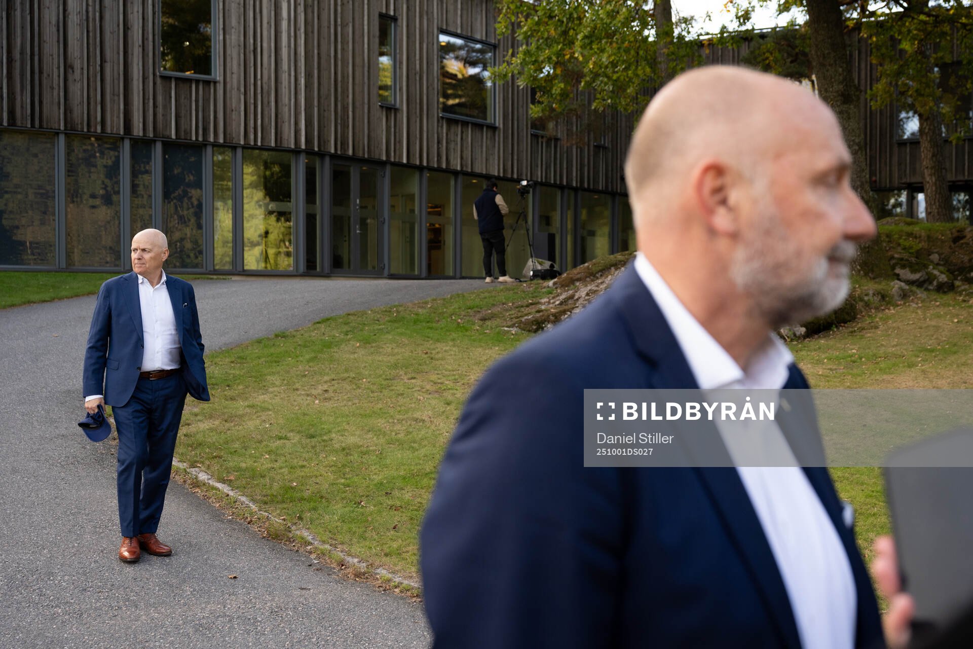 Ordförande Magnus Nilsson och avgående klubbdirektör