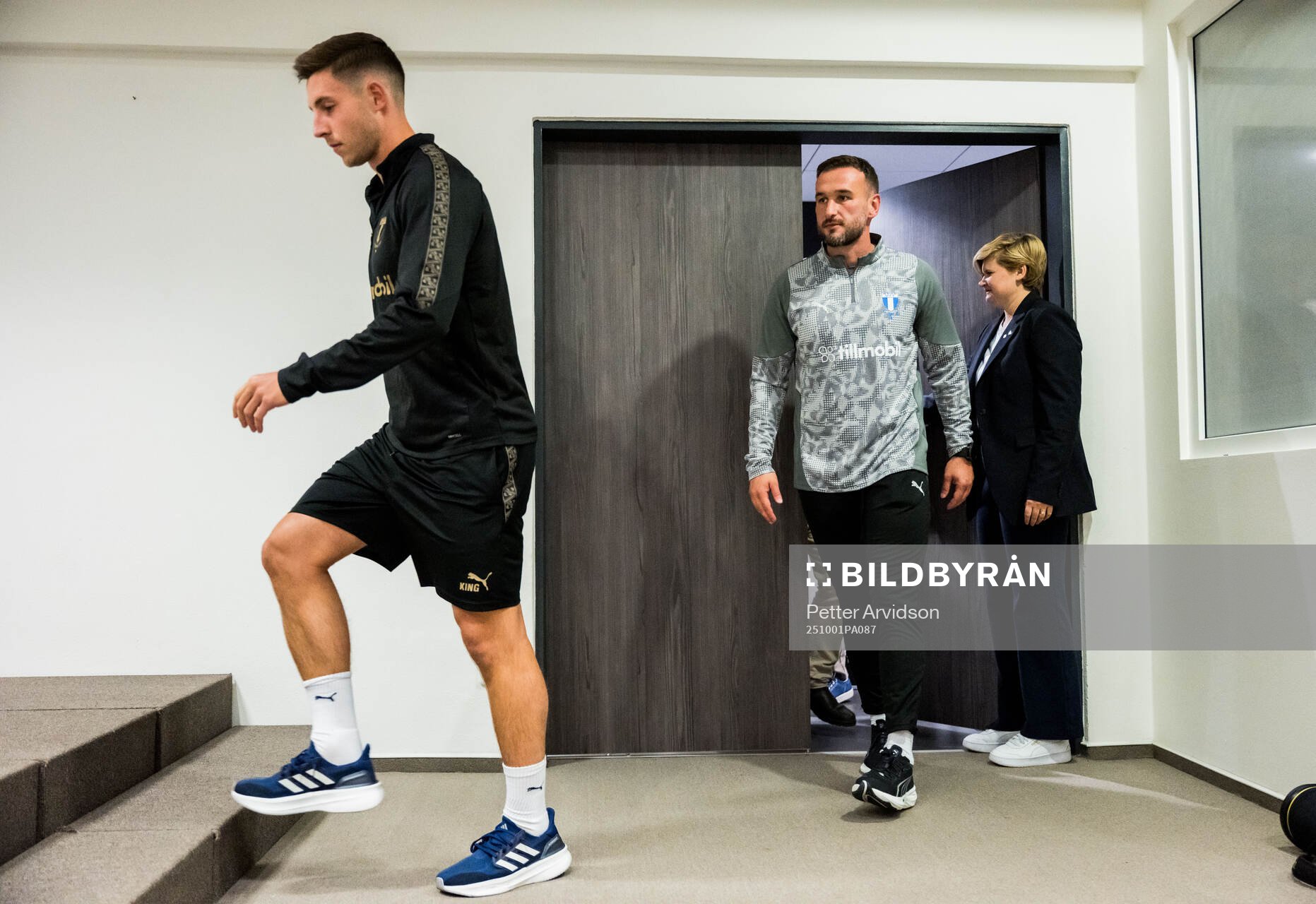 Lasse Berg Johnsen and Head coach Anes Mravac