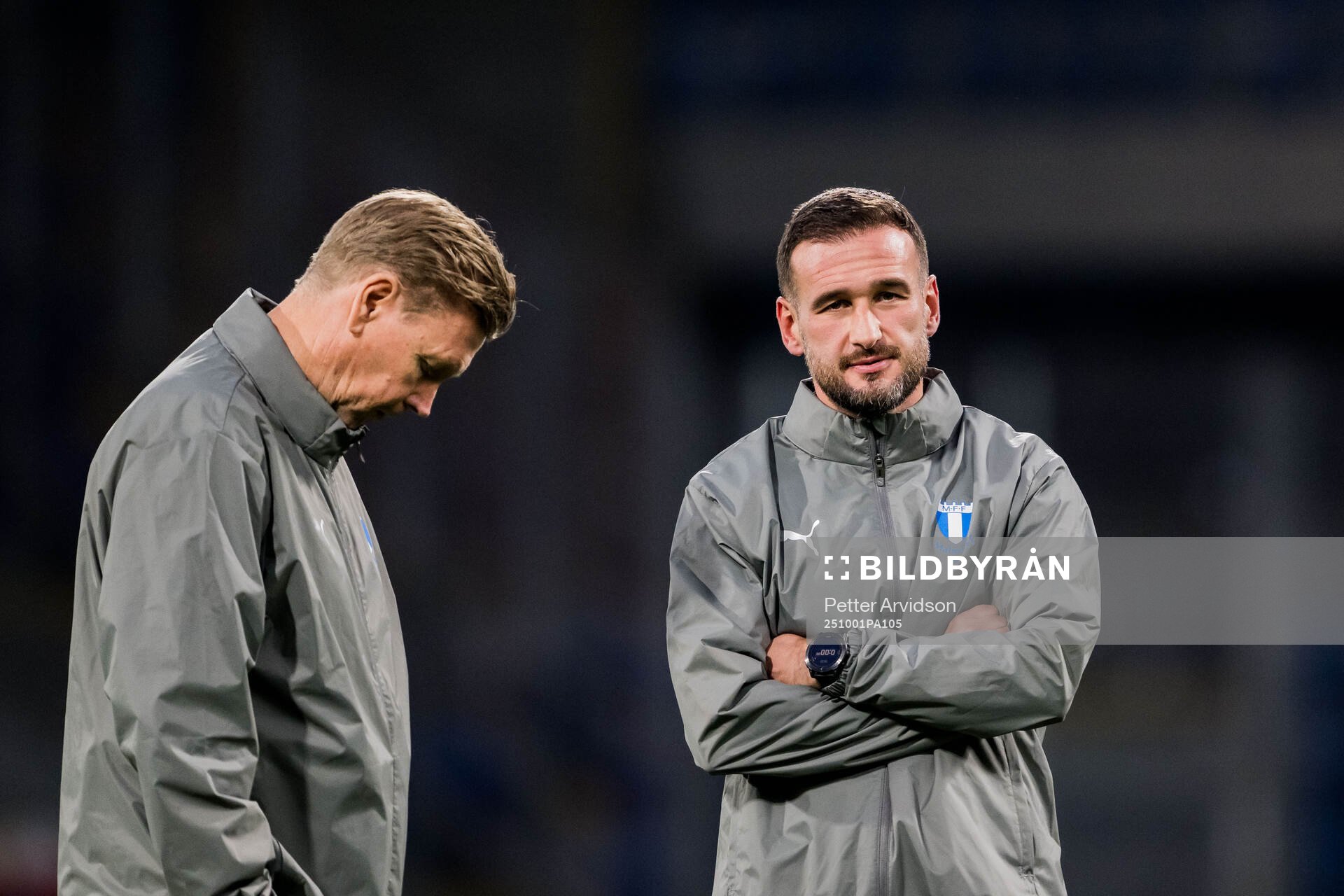 Assistant coach Peter Wettergren and Head coach Anes Mravac