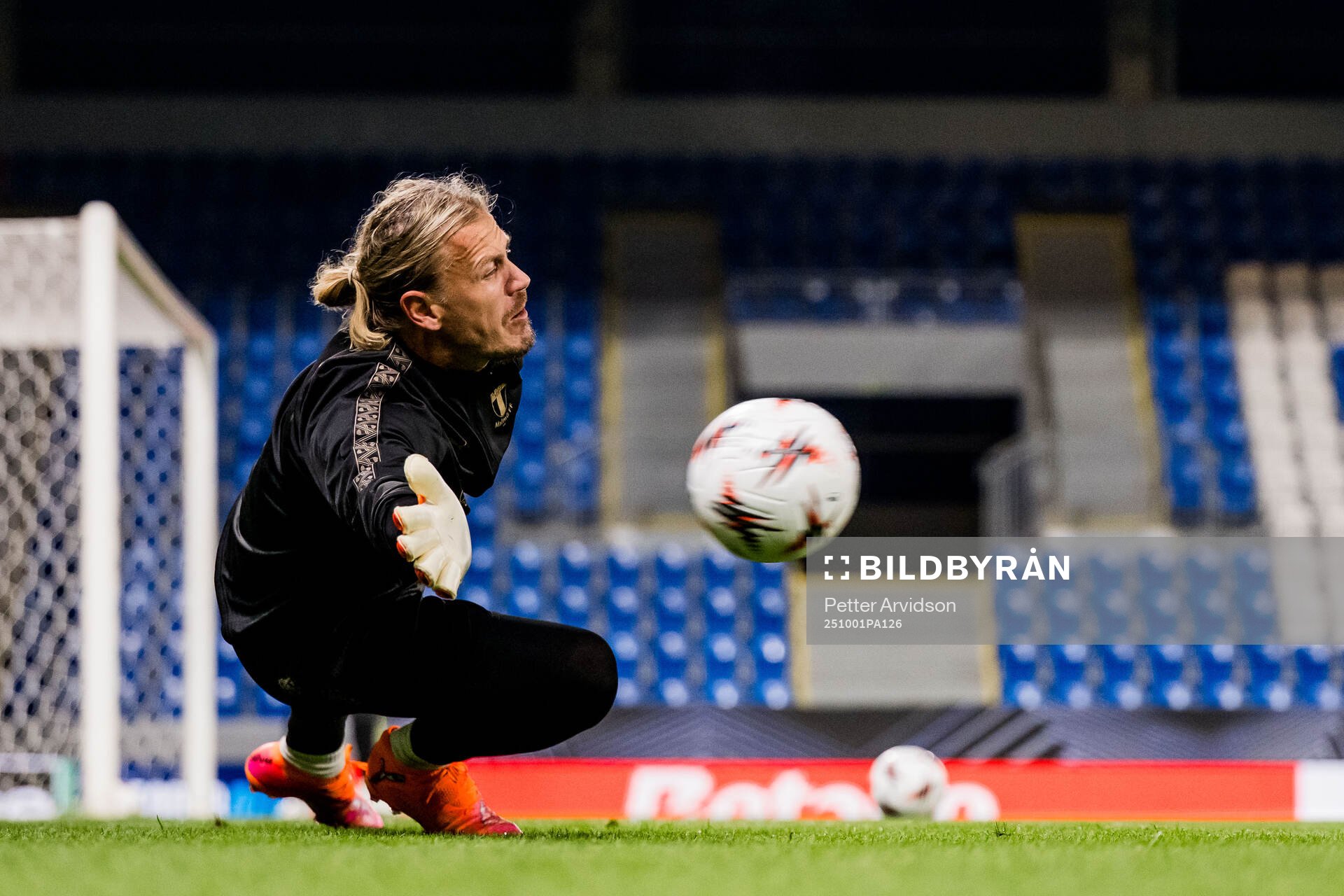 Goalkeeper Johan Dahlin