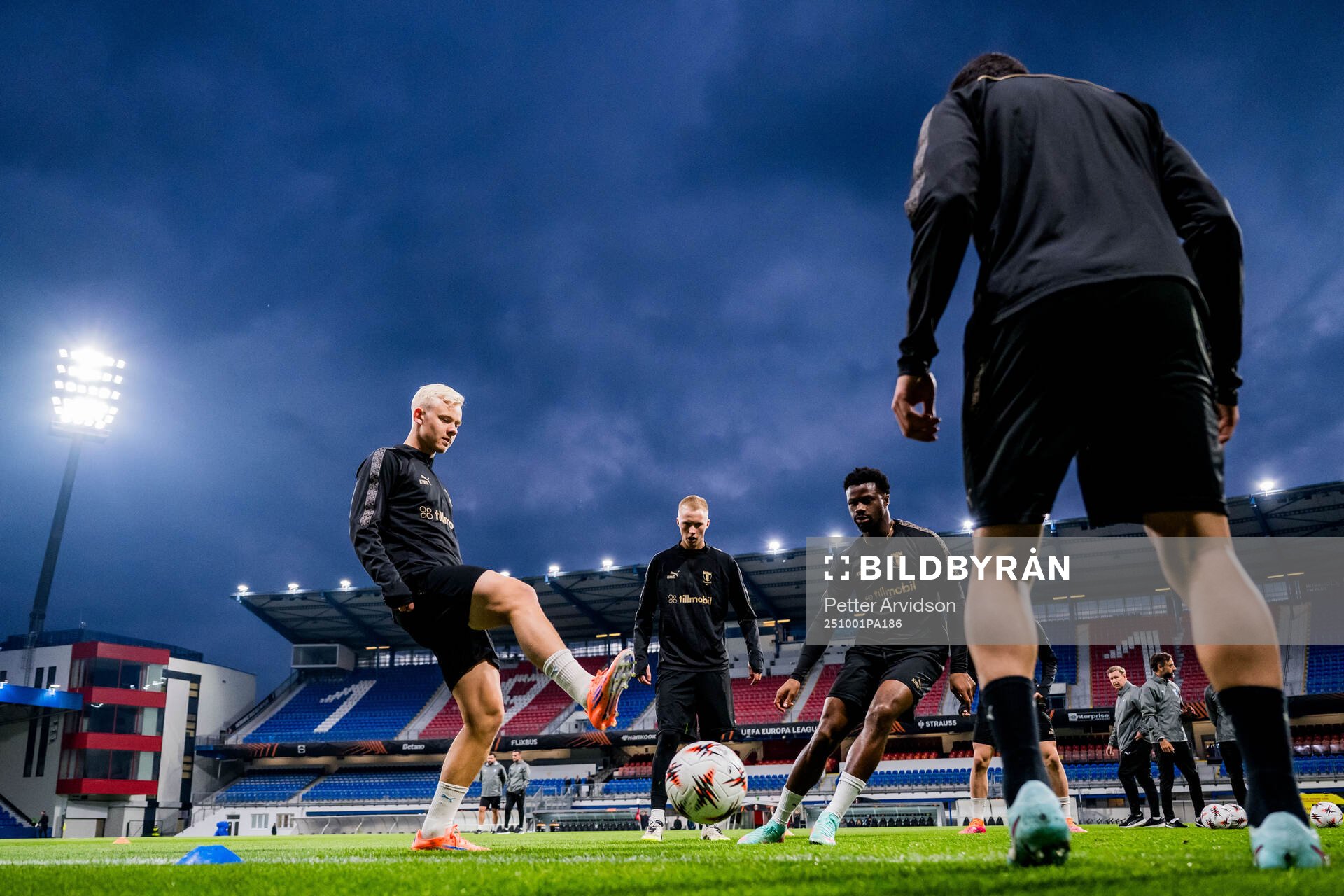 Otto Rosengren, Daniel Gudjohnsen and Emmanuel Ekong