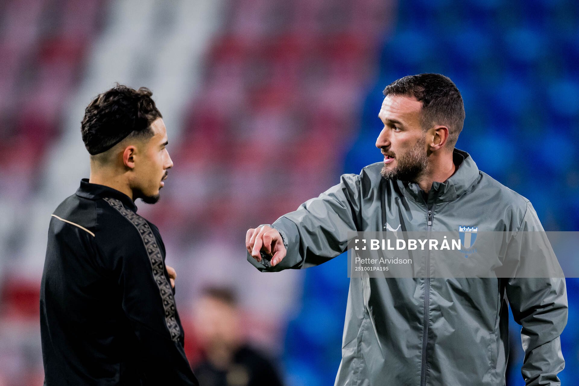 Adrian Skogmar and Head coach Anes Mravac