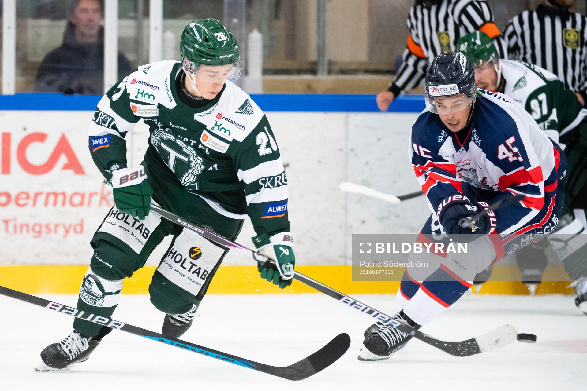 Tingsryds AIFs Isak Hellerstedt och Halmstads William