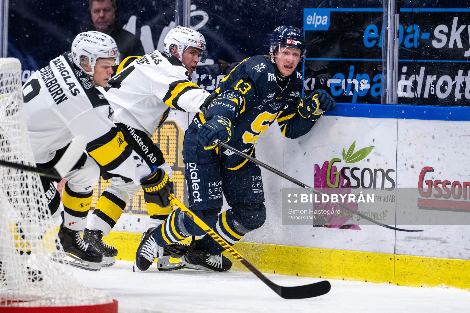 Västerås Oscar Lawner och Södertäljes Henrik Eriksson