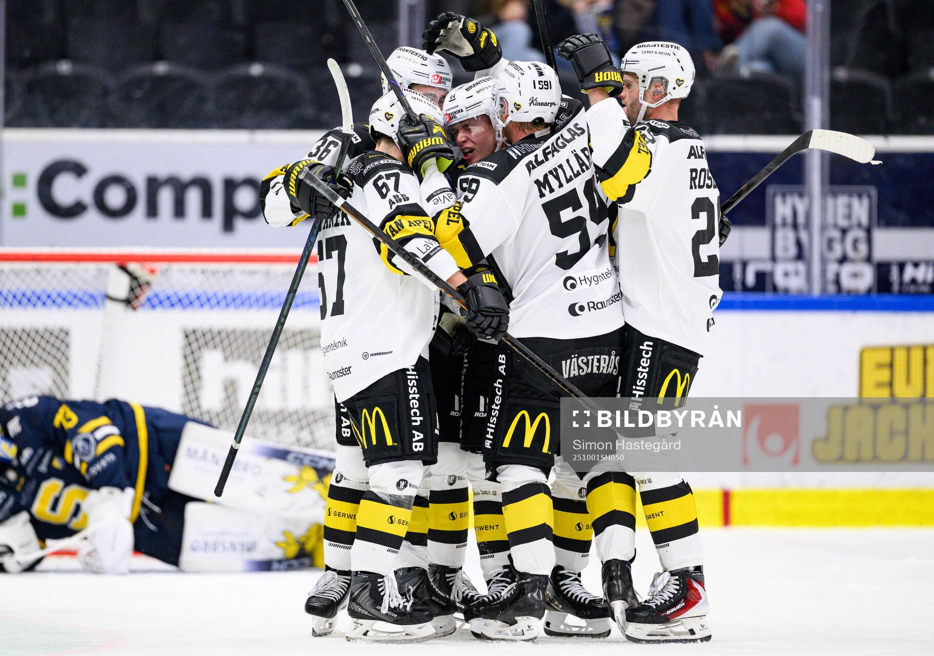 Västerås Oscar Lawner jublar
