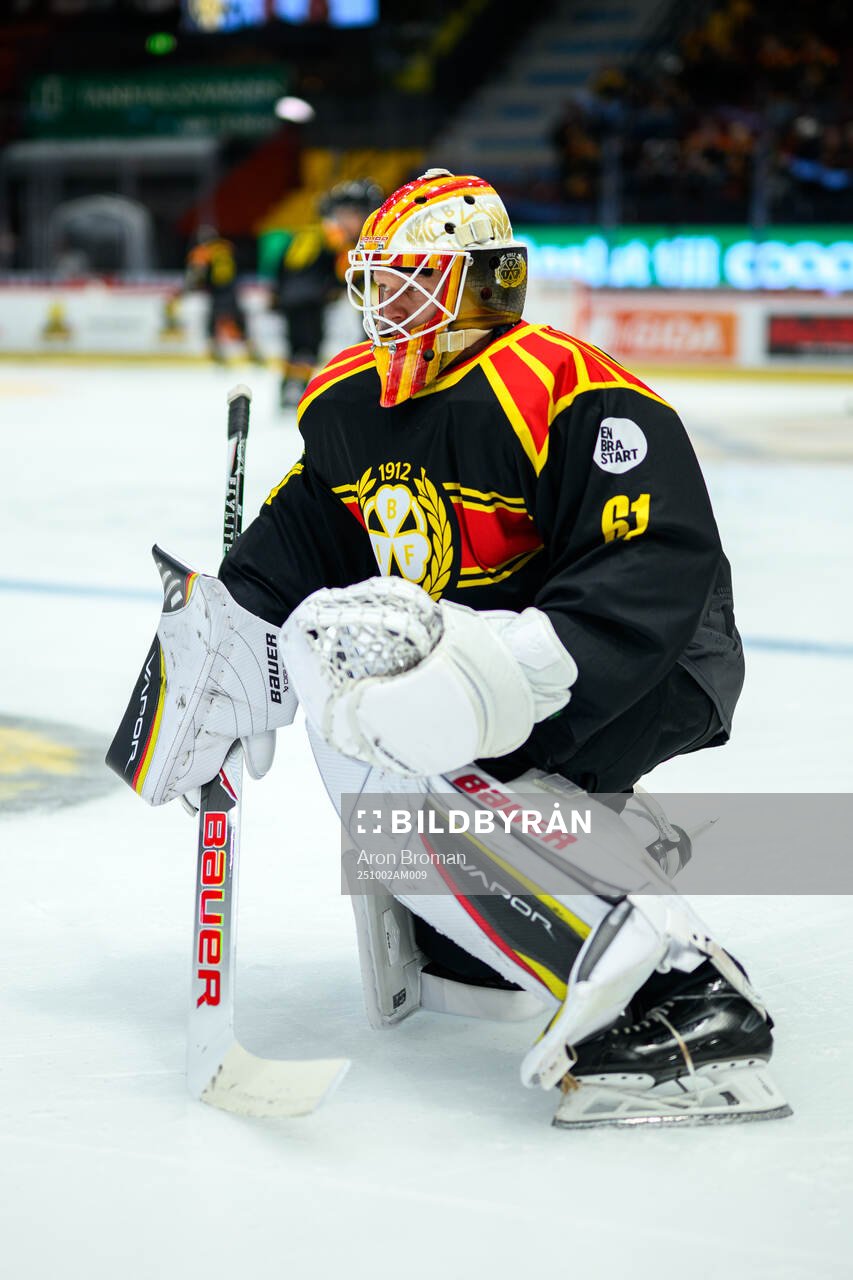 Brynäs målvakt Collin Delia