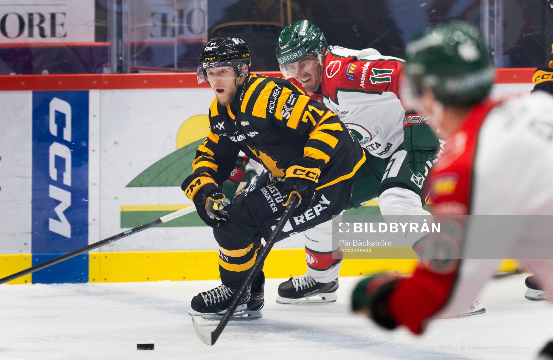 Skellefteås Jonathan Davidsson och Frölundas Max Lindholm