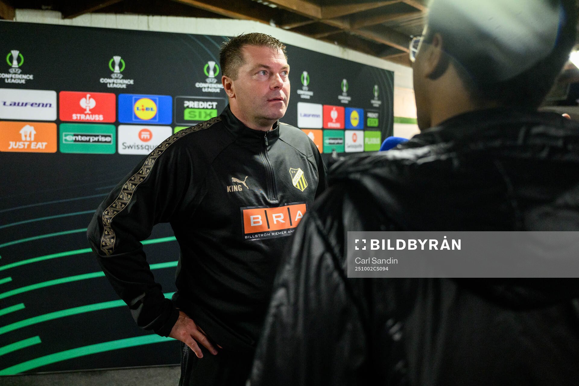 Coach Jens Gustafsson of Häcken