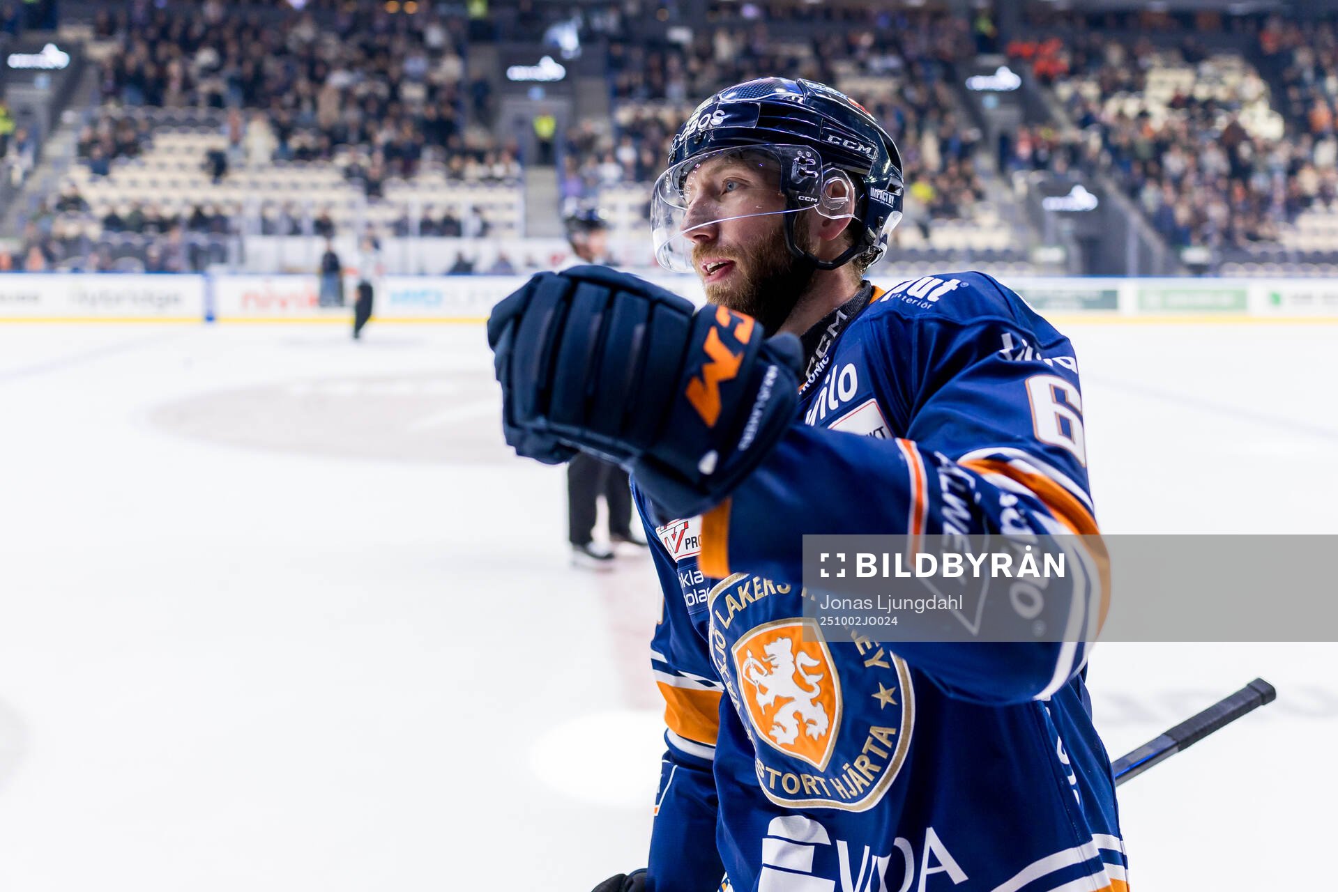 Växjös Petter Granberg jublar
