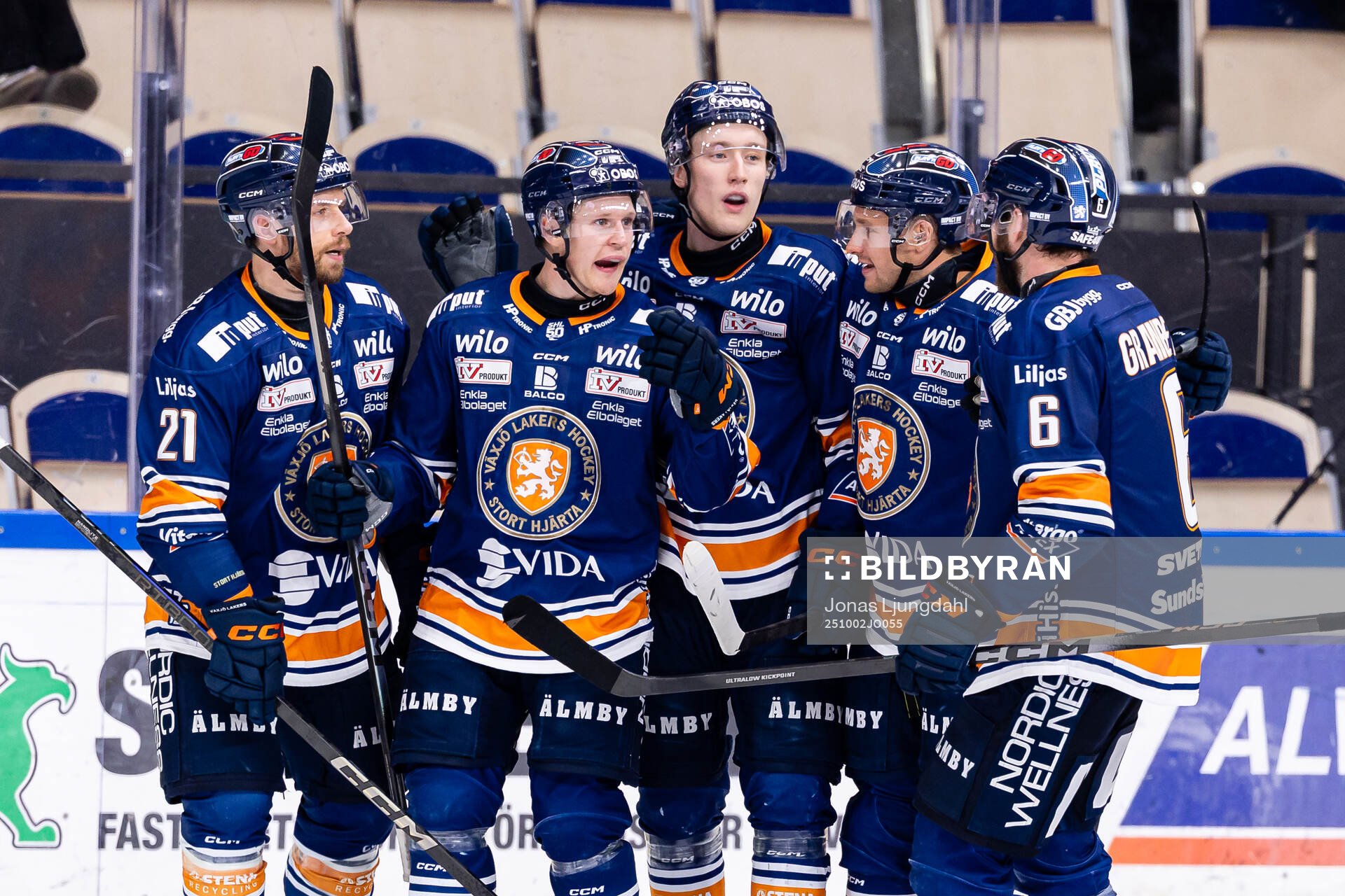 Växjös Brian Cooper, Hugo Gustafsson, Kalle Kratz,