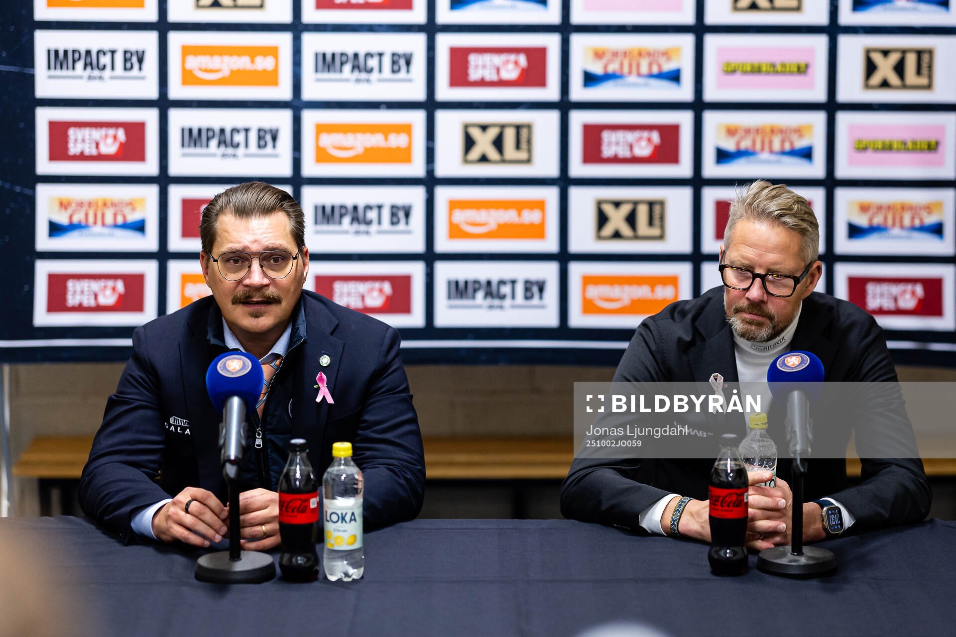 Växjös tränare Björn Hellkvist och Leksands tränare