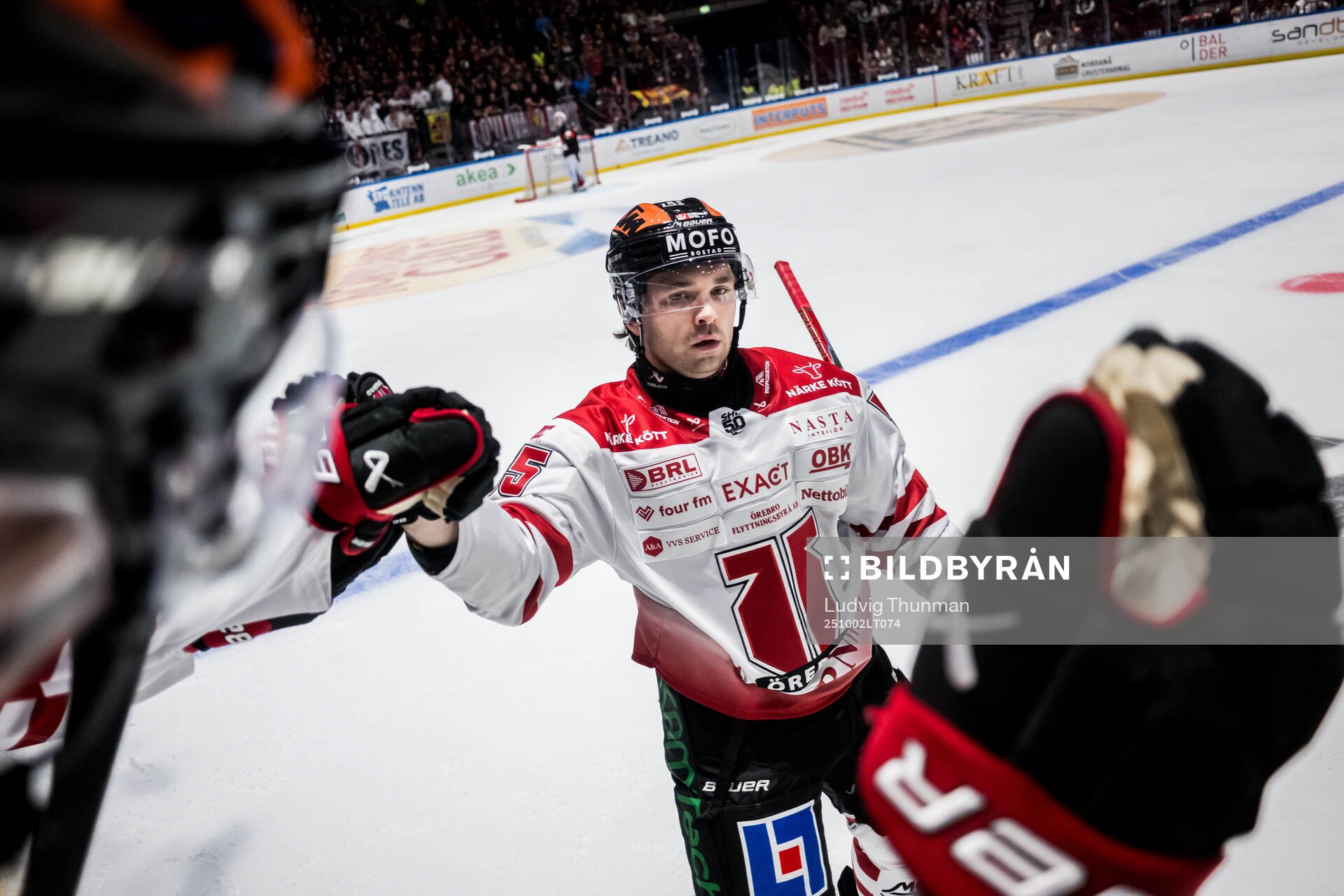 Örebros David Quenneville jublar