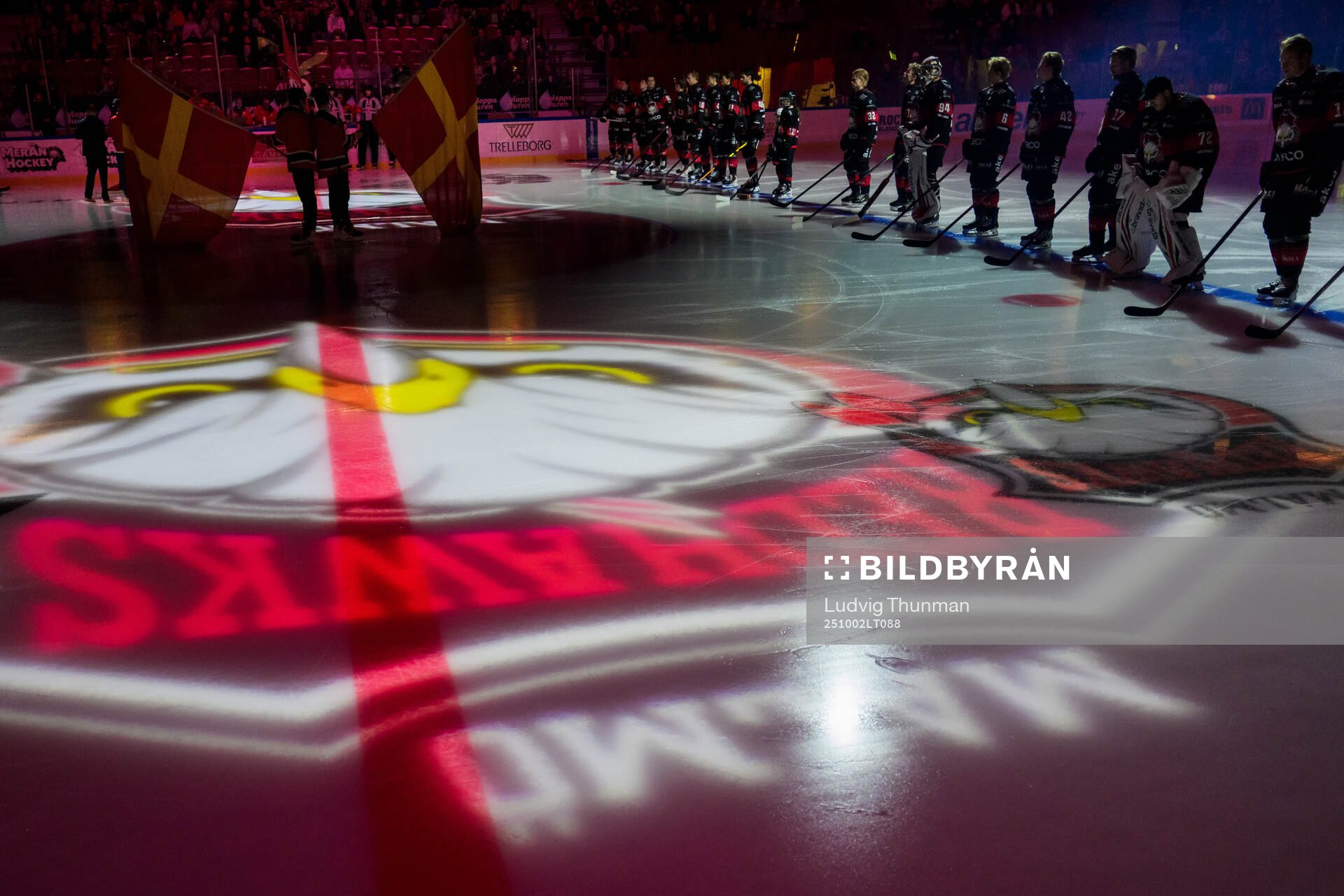 Malmö Redhawks spelare ställer upp