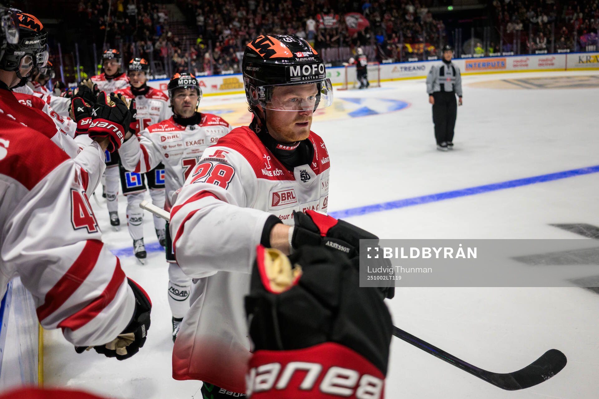 Örebros Linus Arnesson jublar
