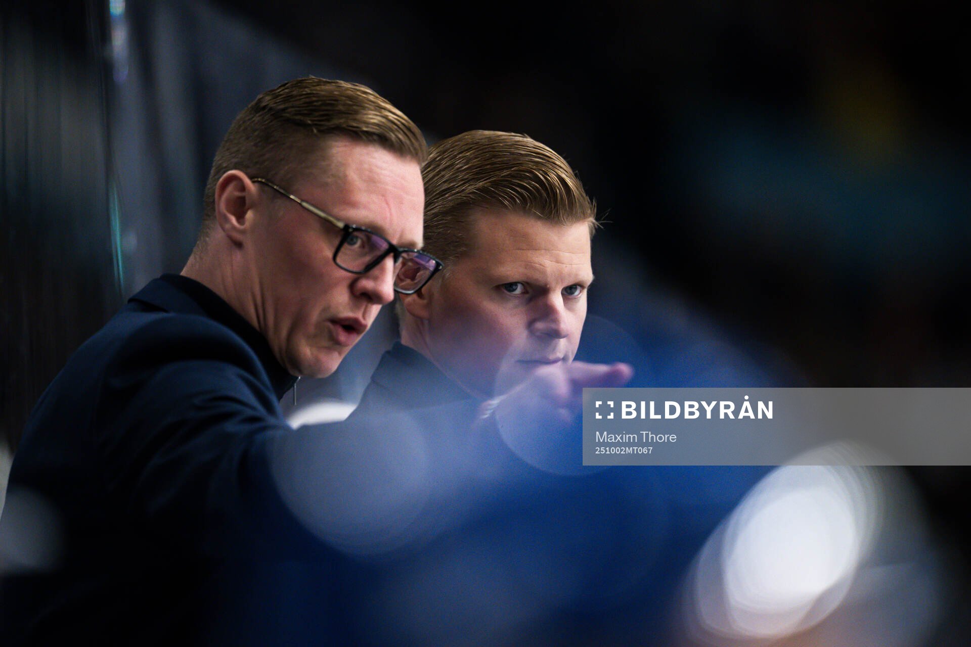 Djurgårdens tränare Robert Kimby och assisterande
