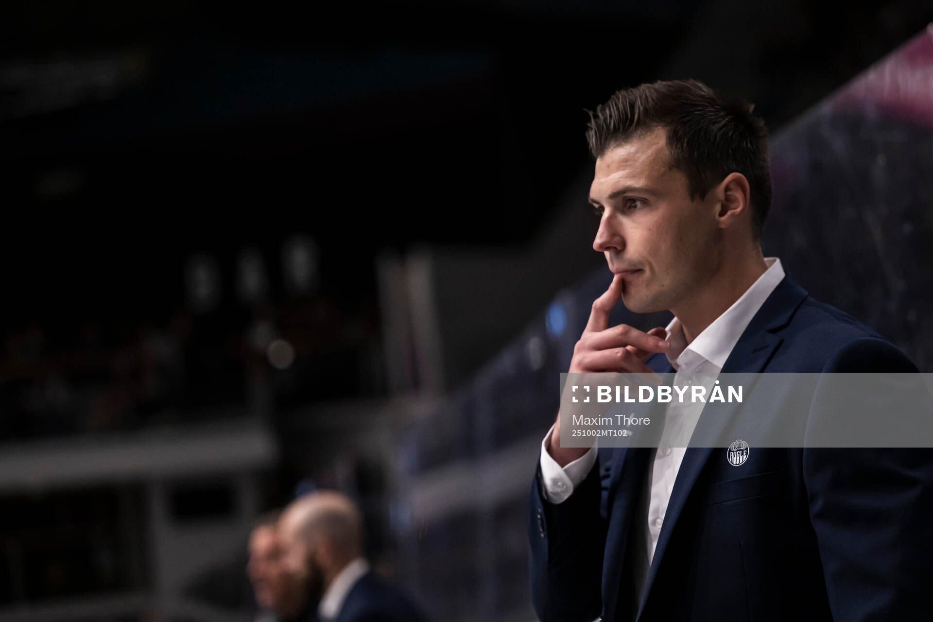 Rögles assisterande tränare Max Bohlin