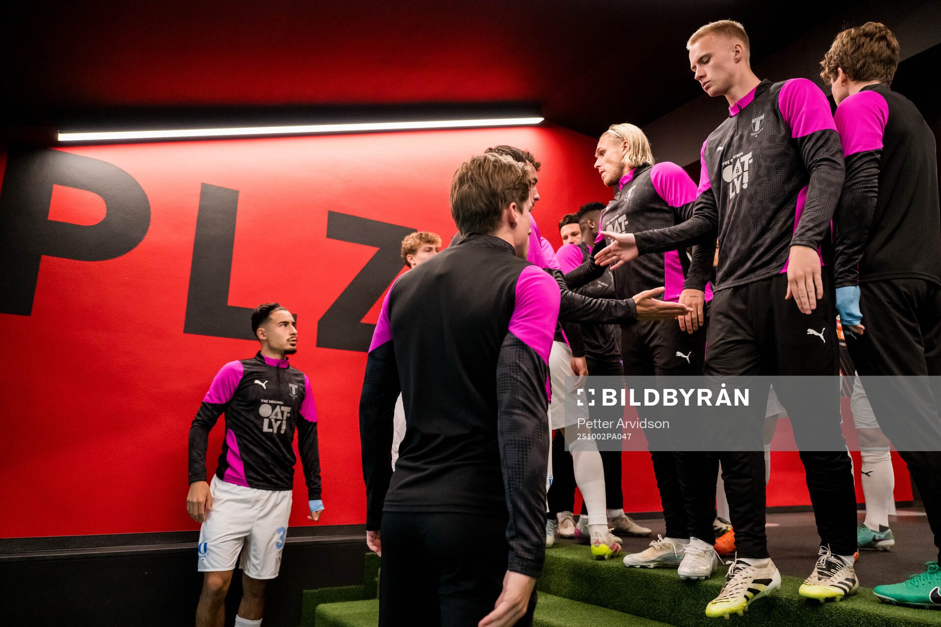 Arnor Sigurdsson and Daniel Gudjohnsen of Malmö FF