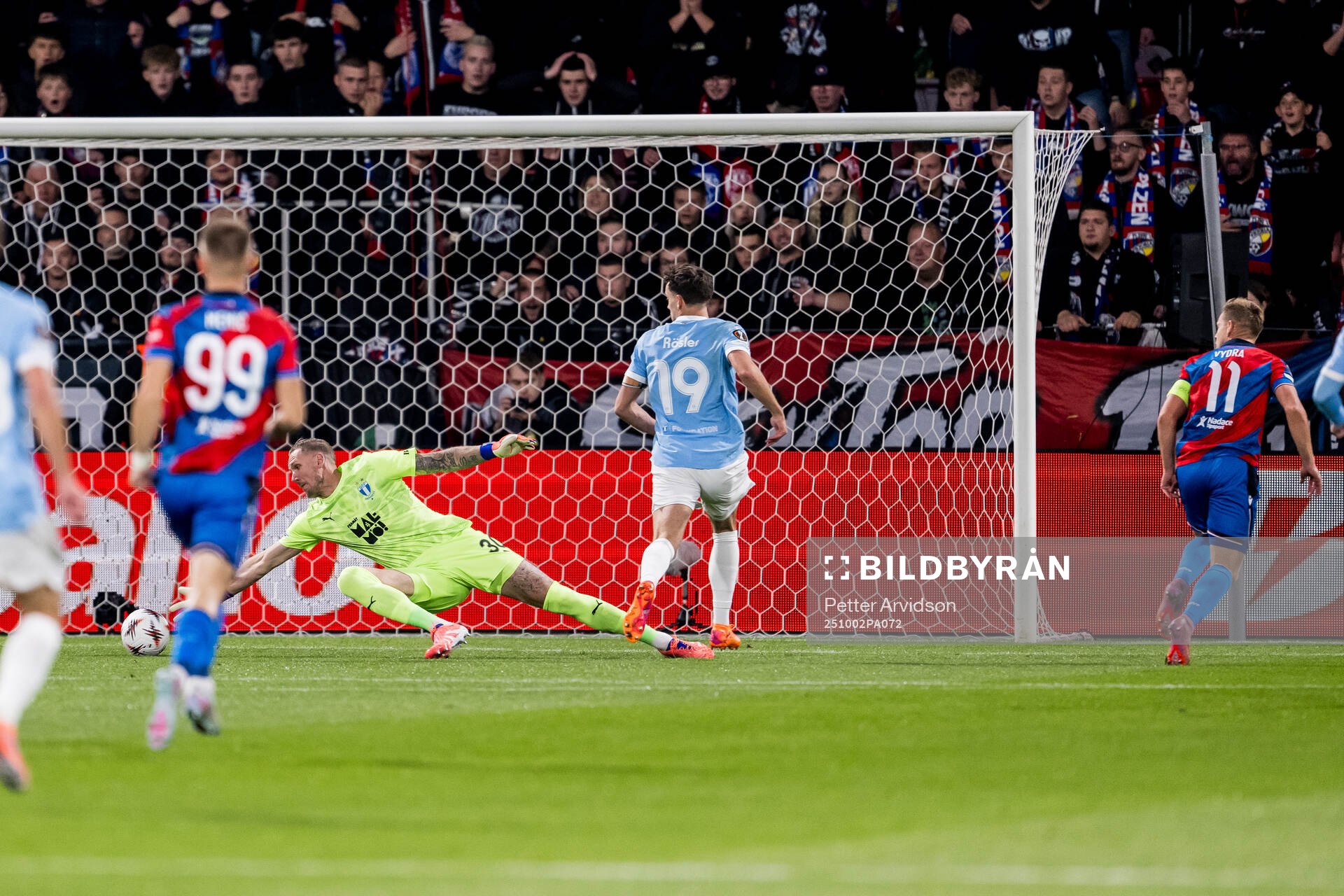 Goalkeeper Robin Olsen of Malmö FF