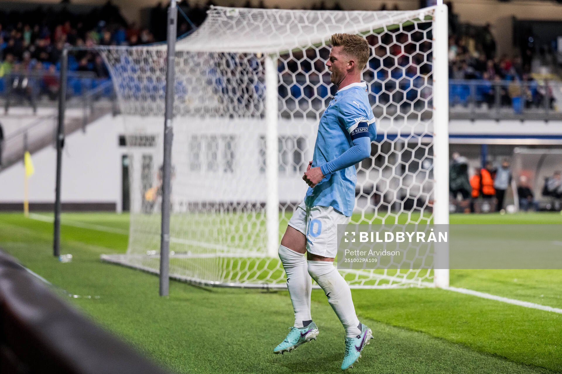 Anders Christiansen of Malmö FF in pain