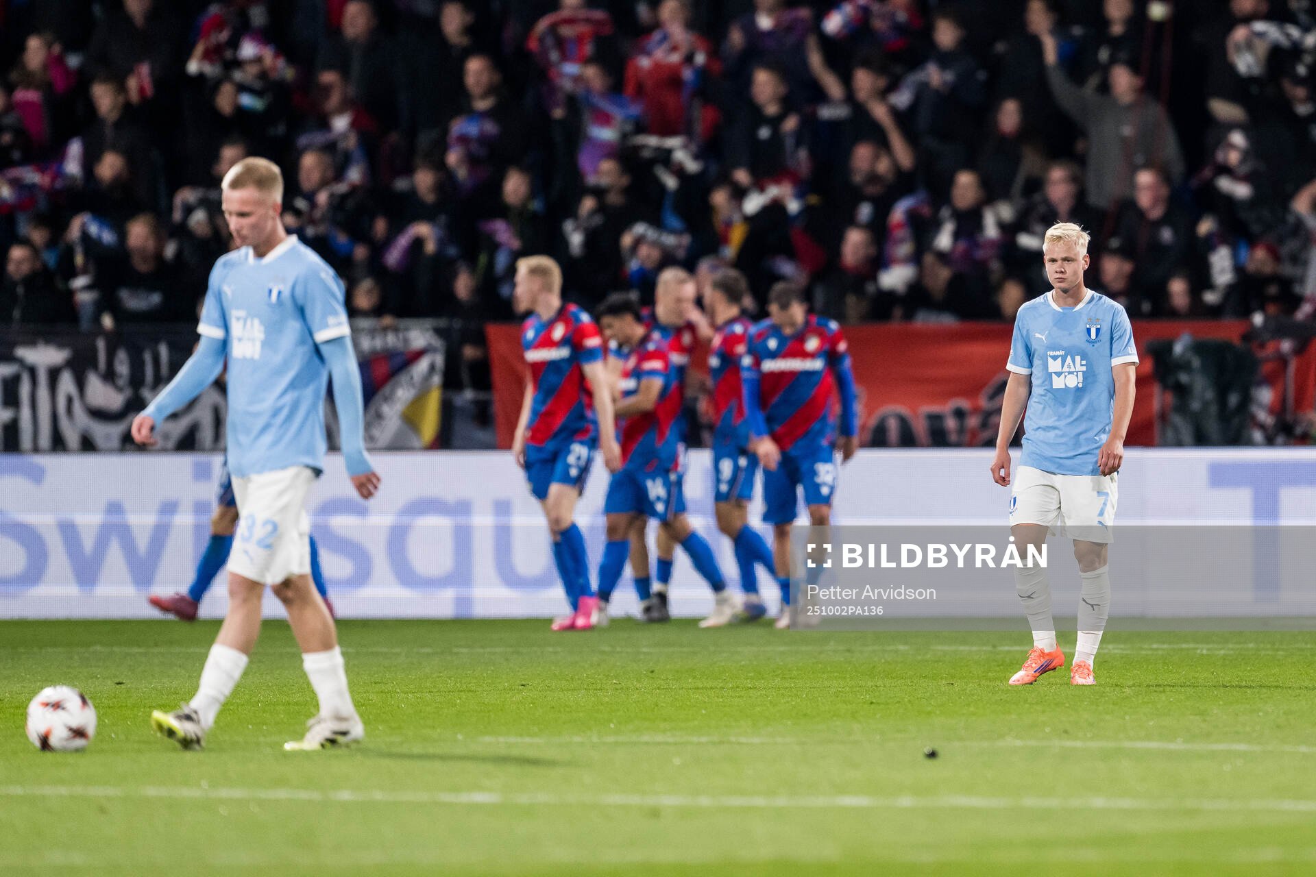 Otto Rosengren of Malmö FF looks dejected
