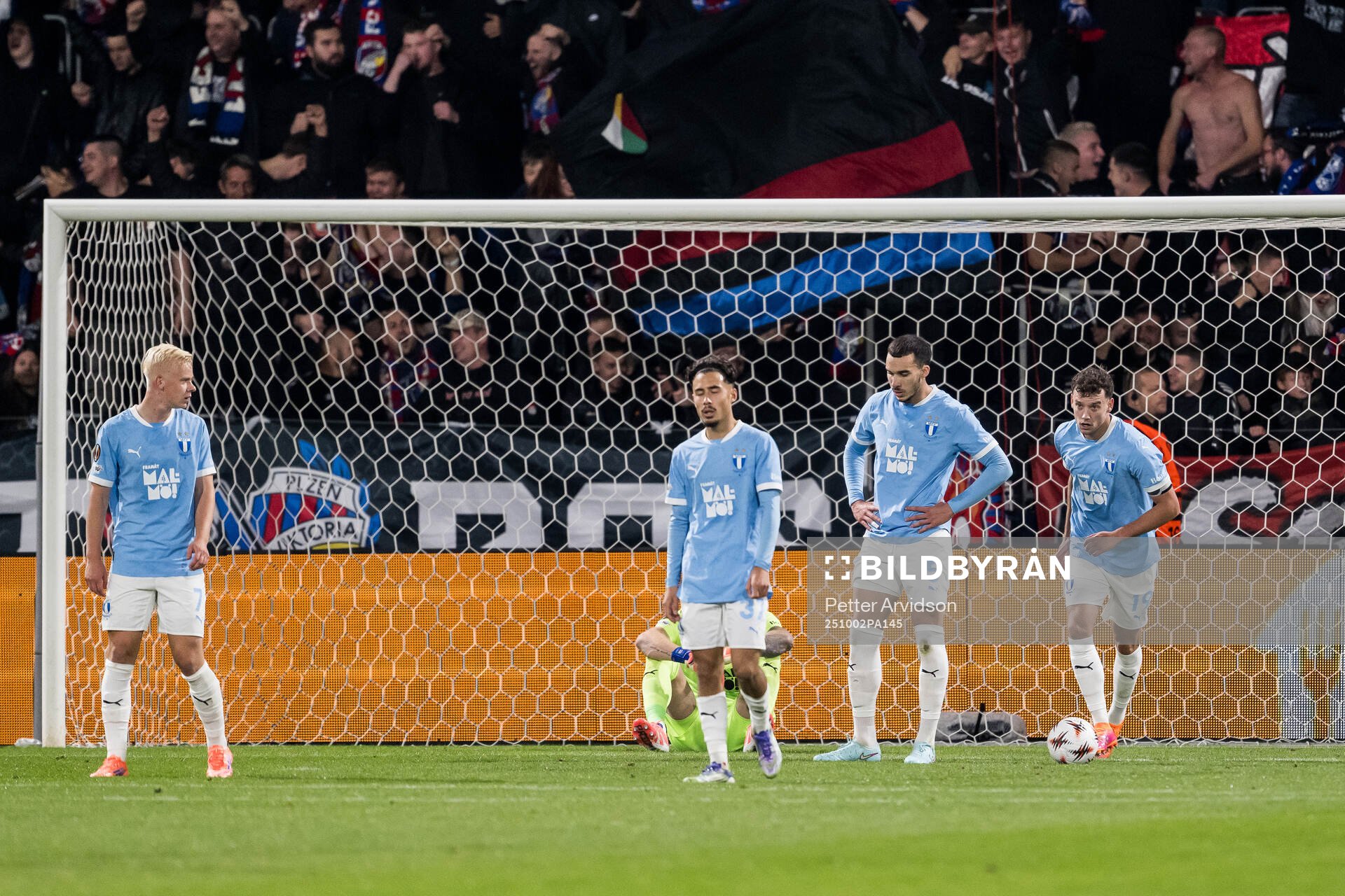 Adrian Skogmar, Andrej Djuric, and Colin Rösler of Malmö