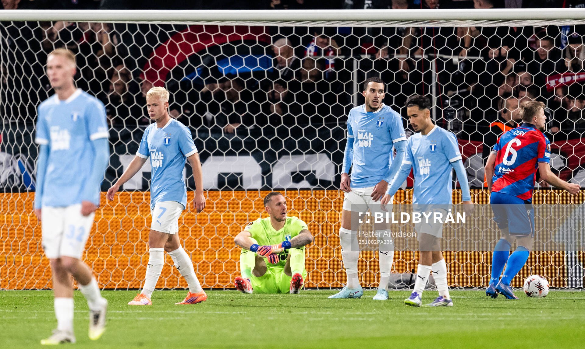 Otto Rosengren, goalkeeper Robin Olsen, Andrej Djuric and