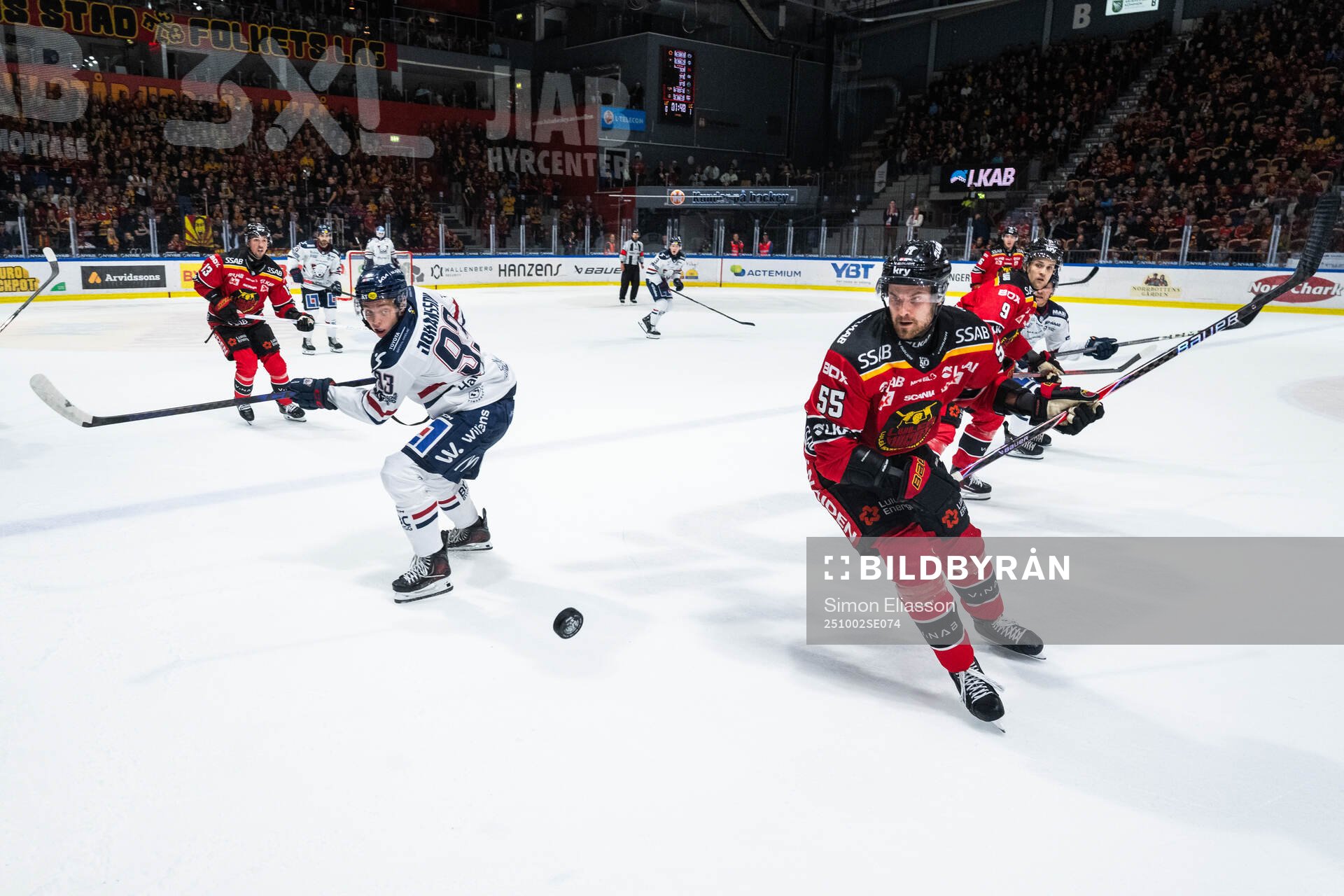 Linköpings Oliver Johansson och Luleås Kasper Kotkansalo