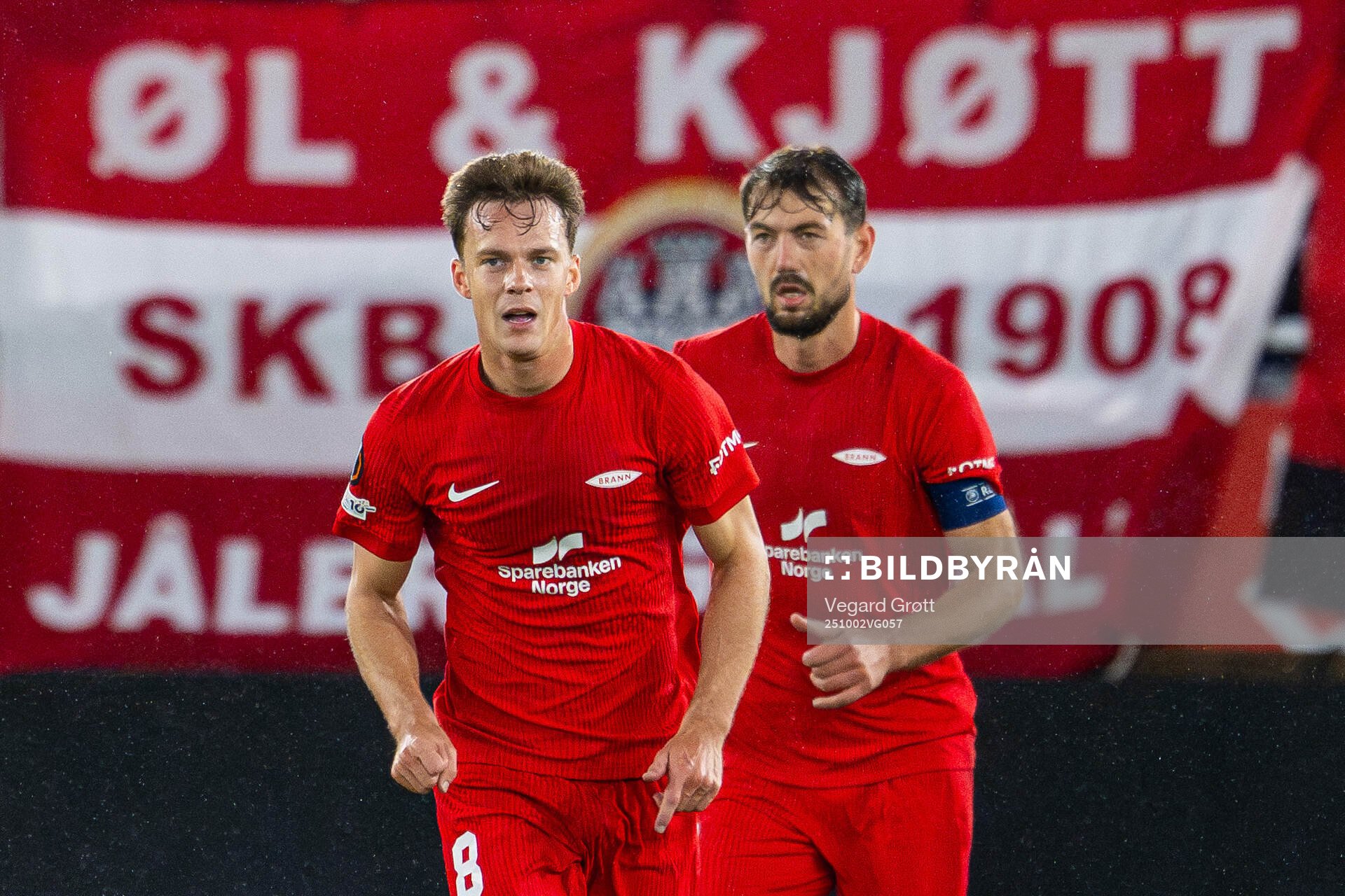 Felix Horn Myhre and Fredrik Pallesen Knudsen of Brann