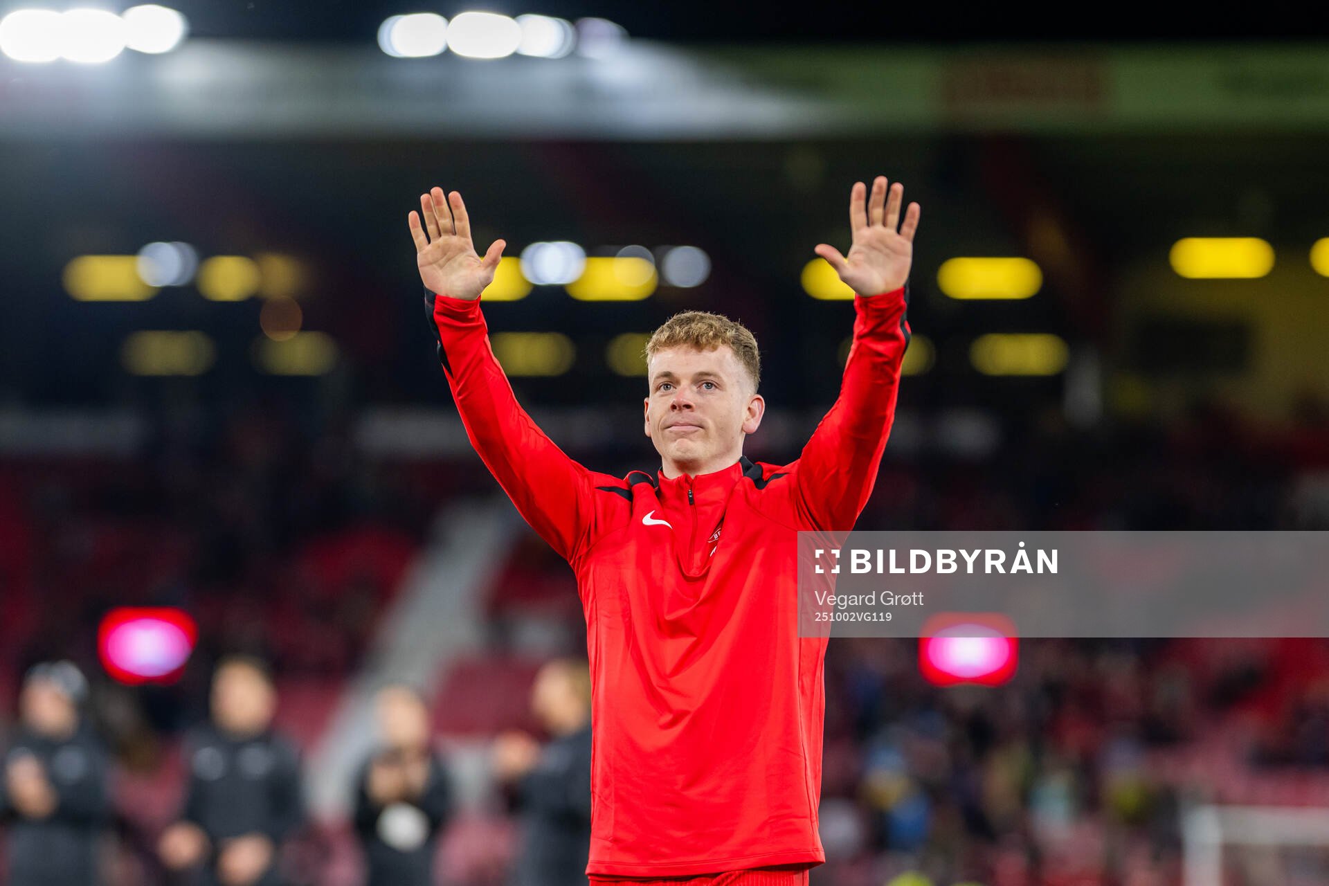 Sævar Atli Magnusson of Brann celebrates