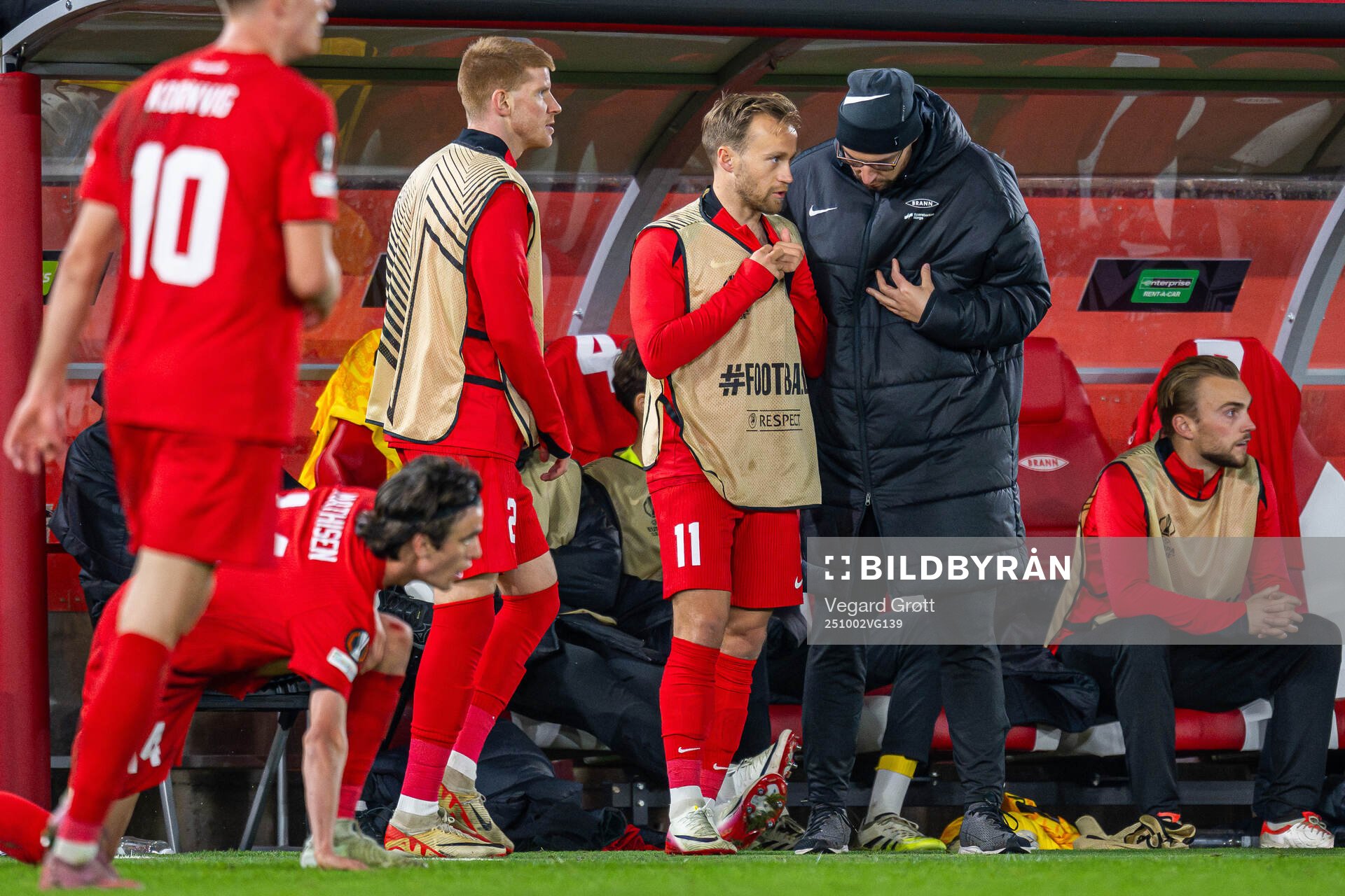 Thore Pedersen, Bård Finne and assistant coach Jonathan