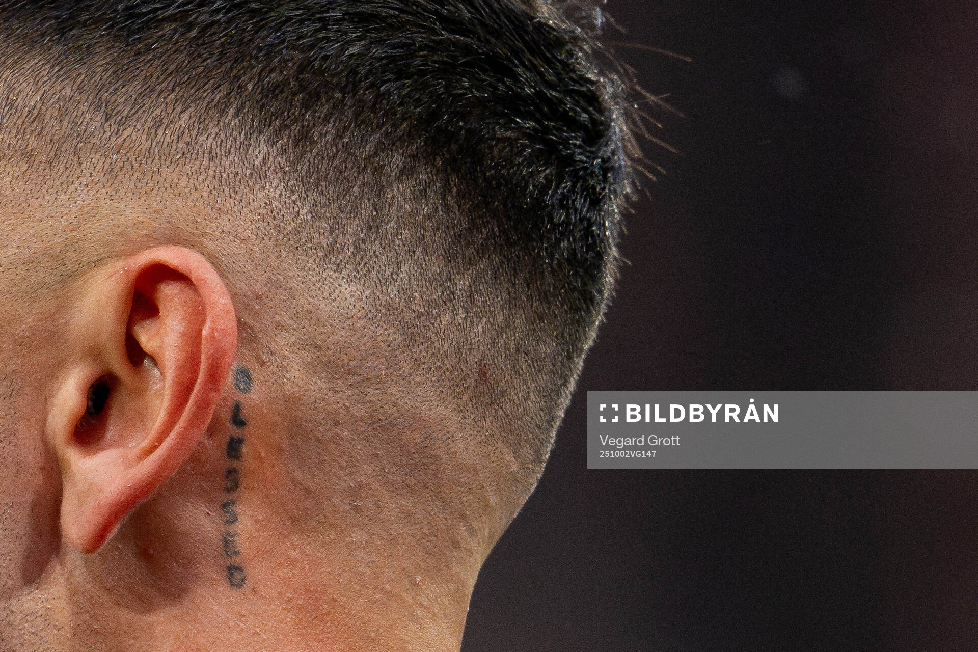 The tattoo of Niklas Castro of Brann