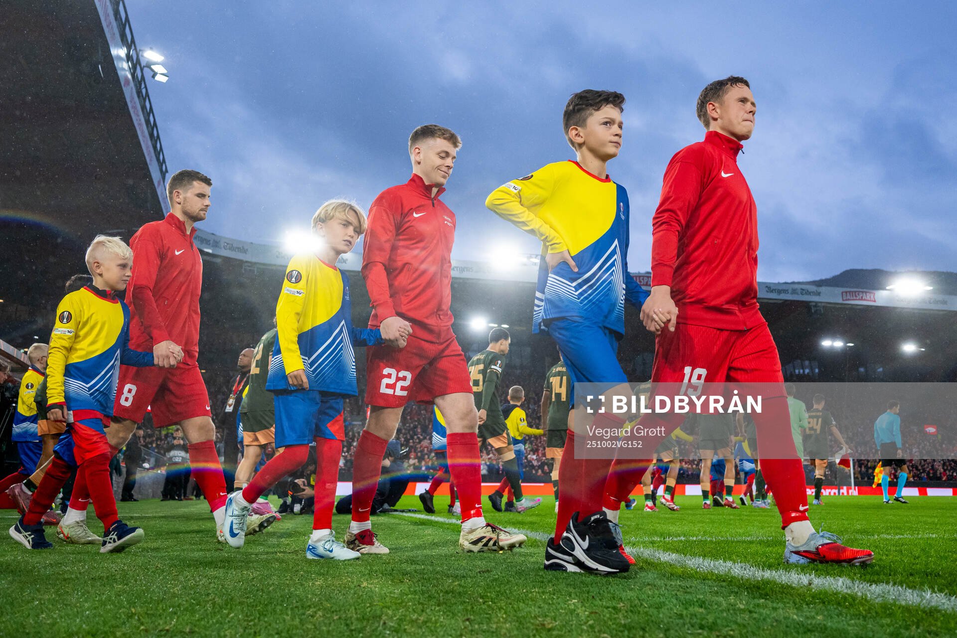Sævar Atli Magnusson and Eggert Aron Gudmundsson of Brann