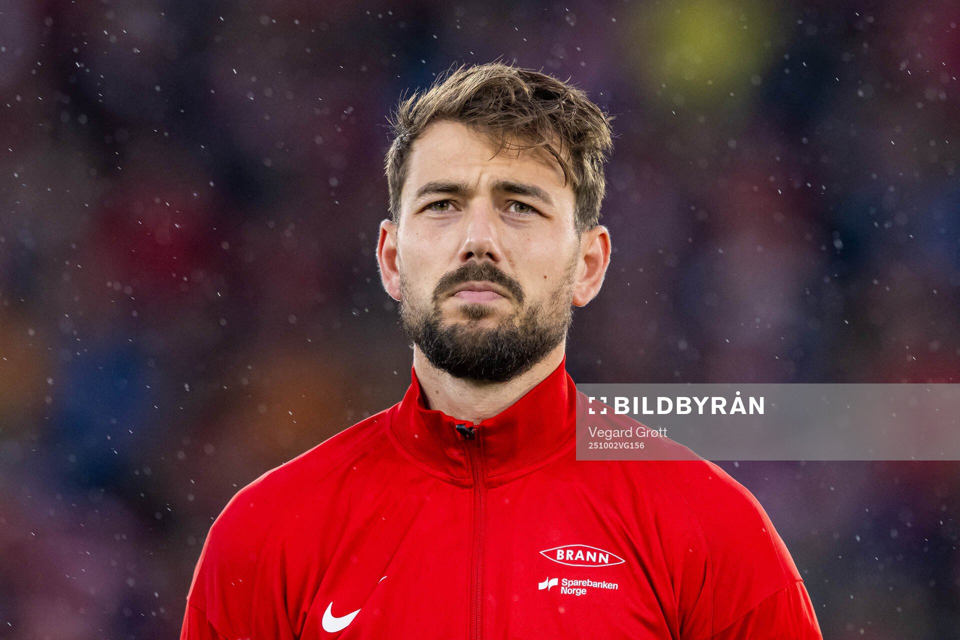 Fredrik Pallesen Knudsen of Brann line up